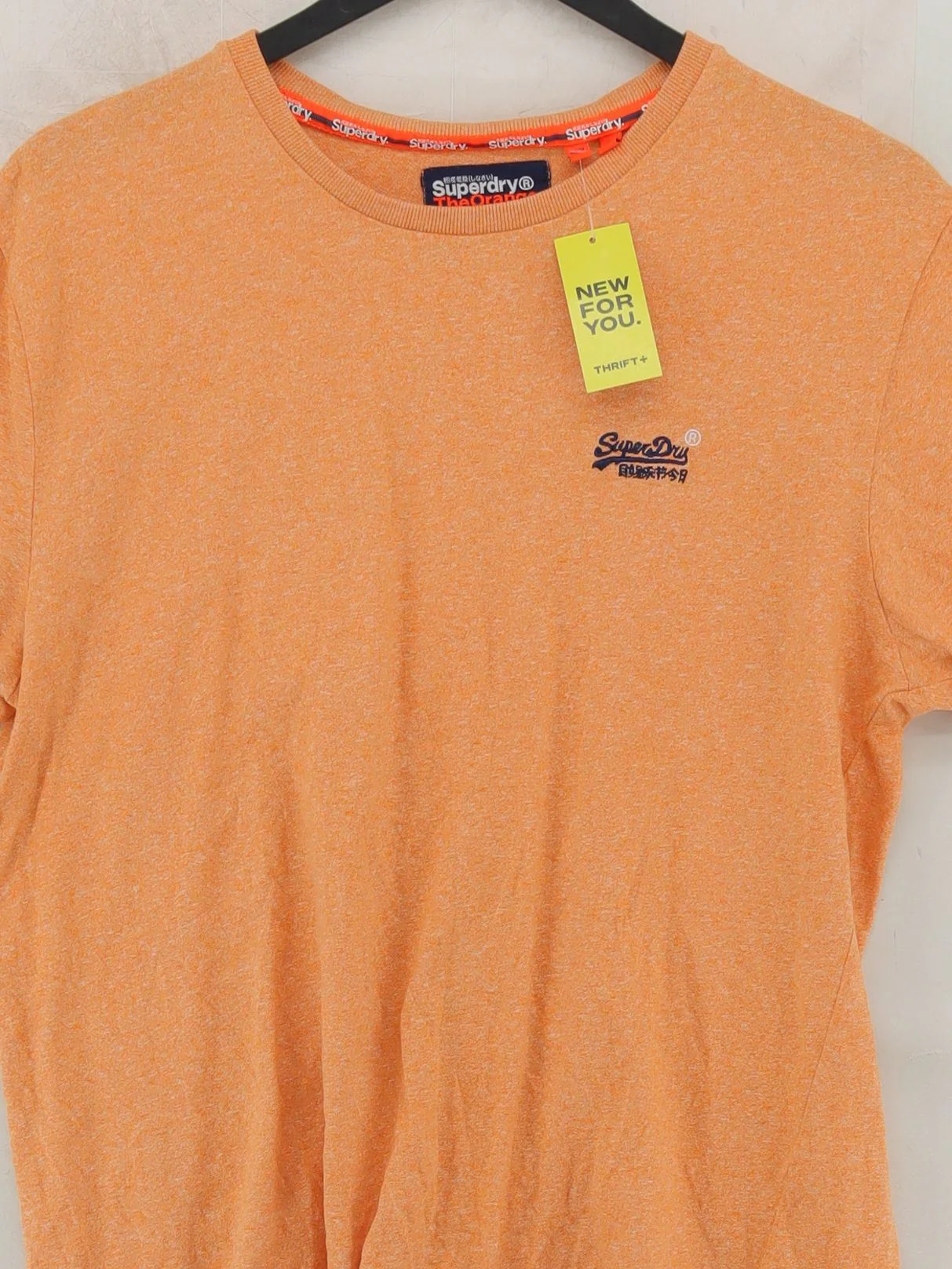 Superdry Men's T-Shirt M Orange 100% Cotton Basic - Image 3