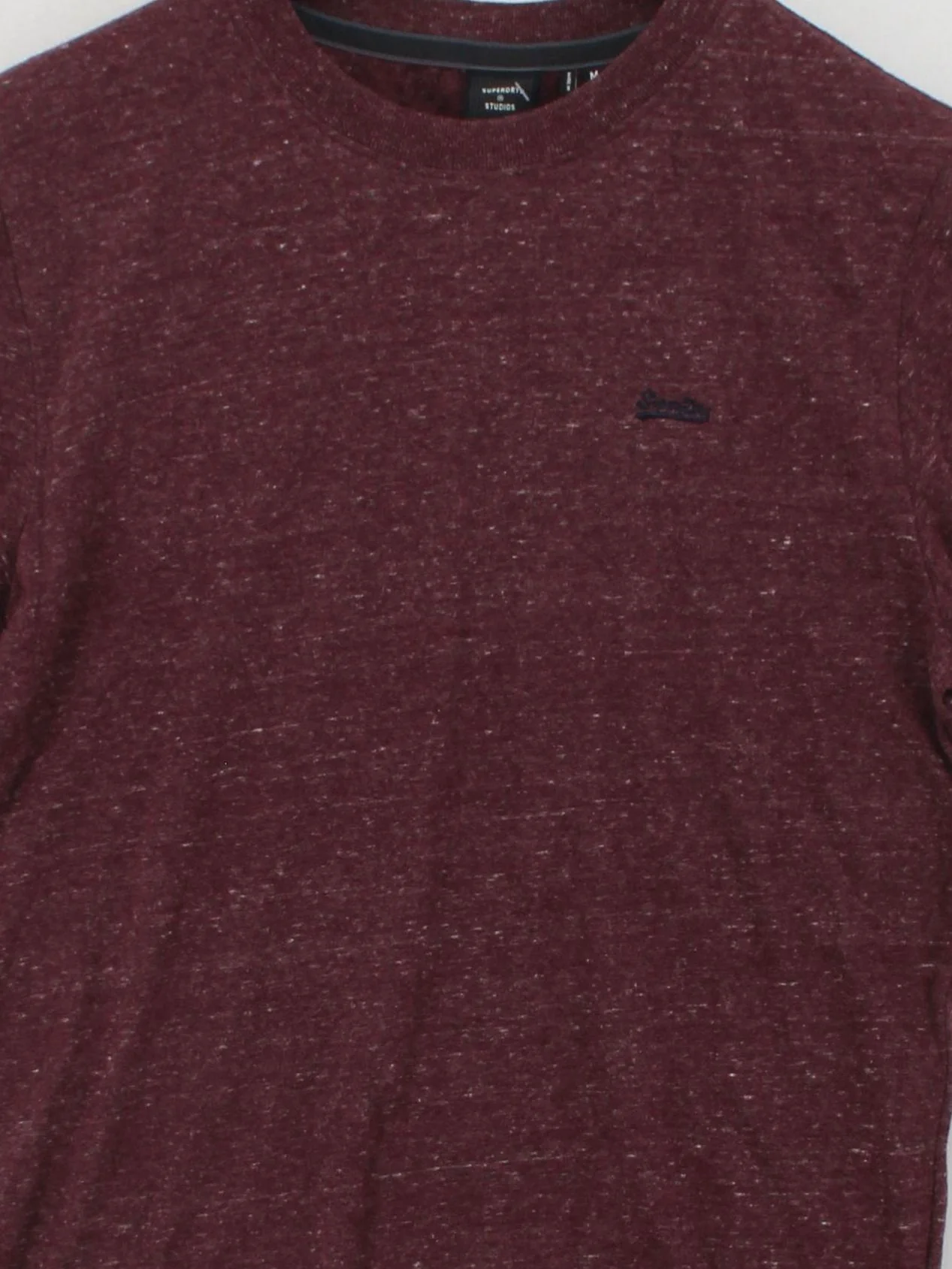 Superdry Men's T-Shirt M Red 100% Cotton Basic - Image 3