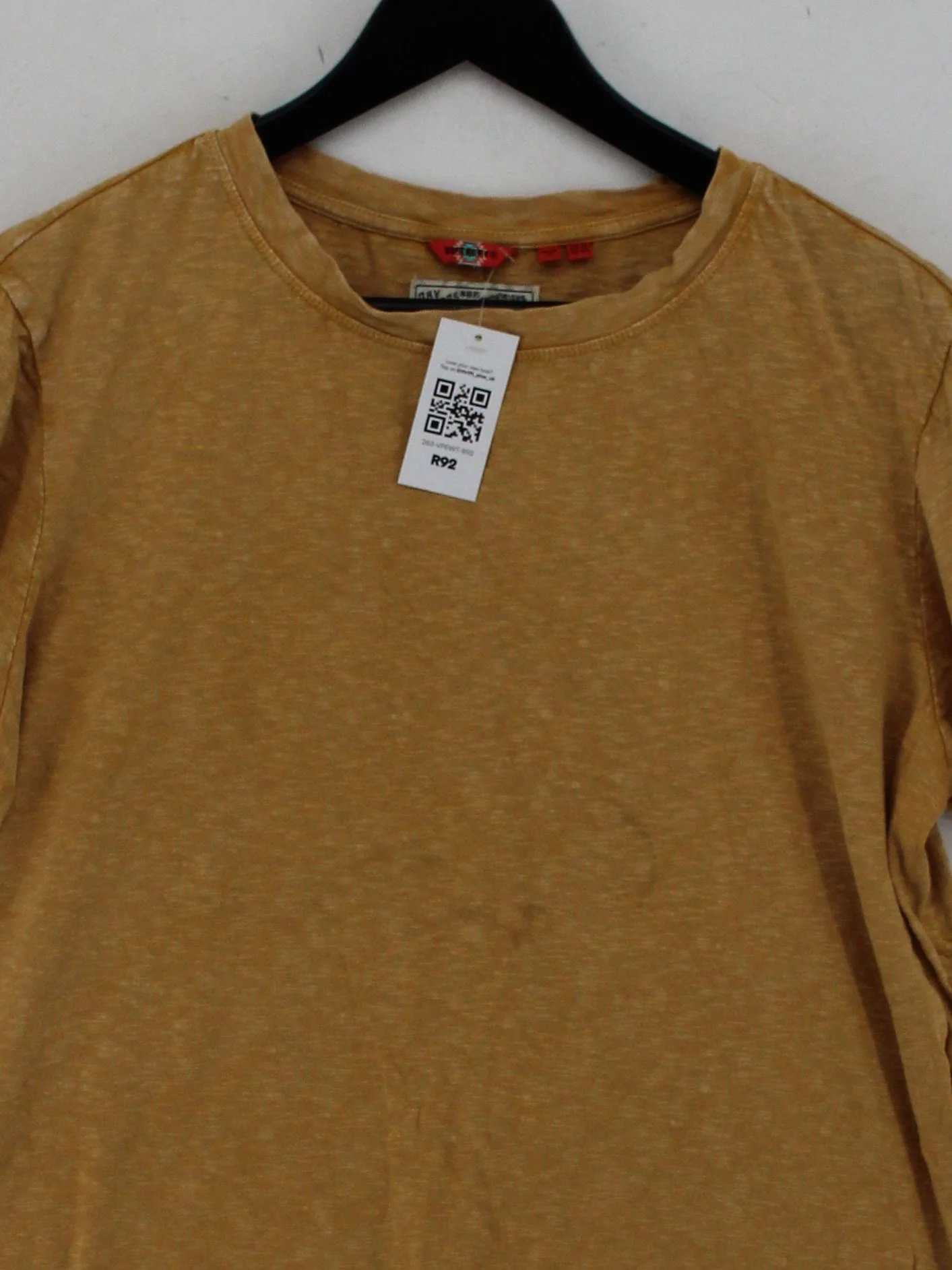 Superdry Men's T-Shirt M Yellow 100% Cotton Basic - Image 3