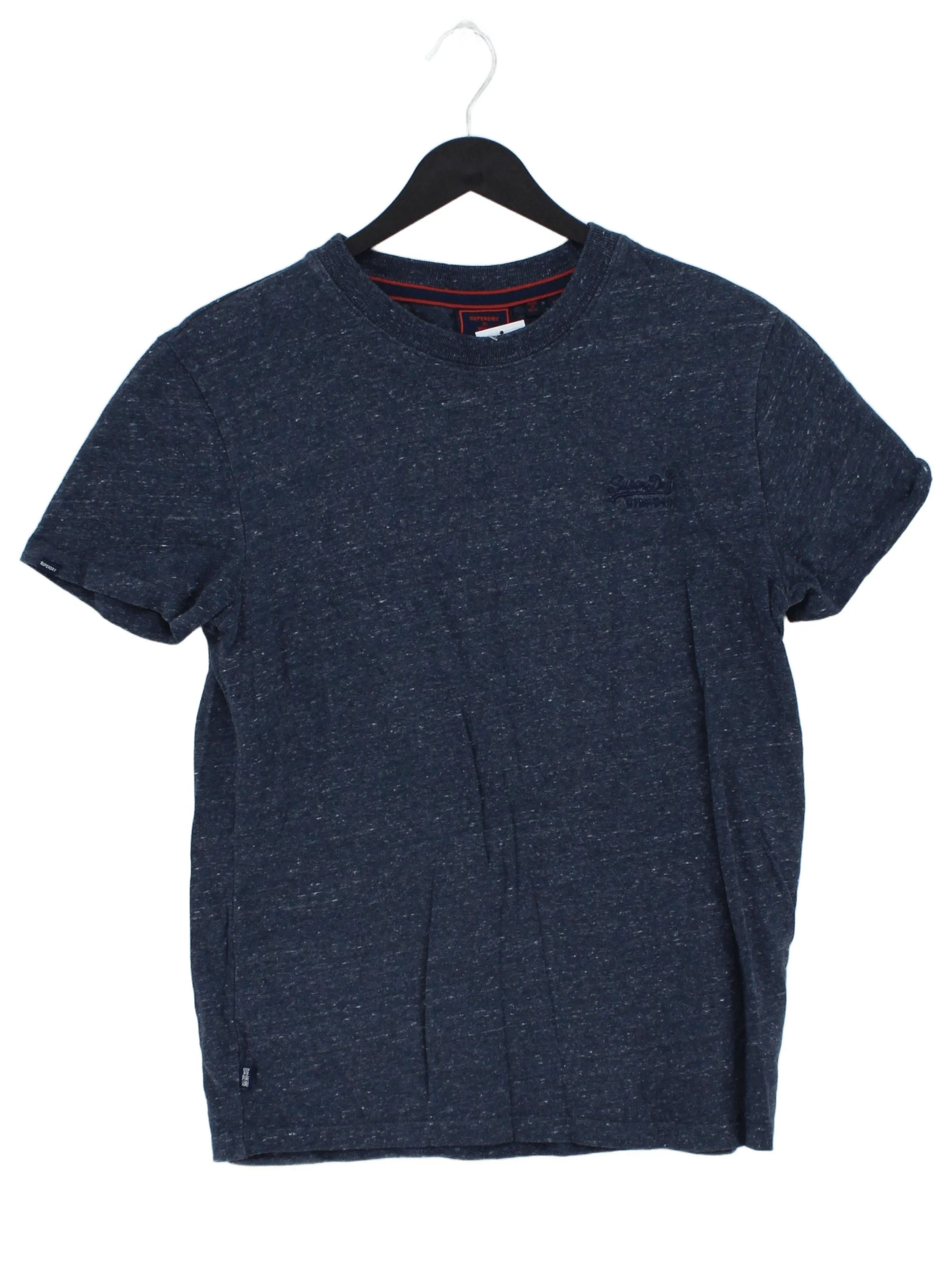 Superdry Men's T-Shirt S Blue 100% Cotton Basic