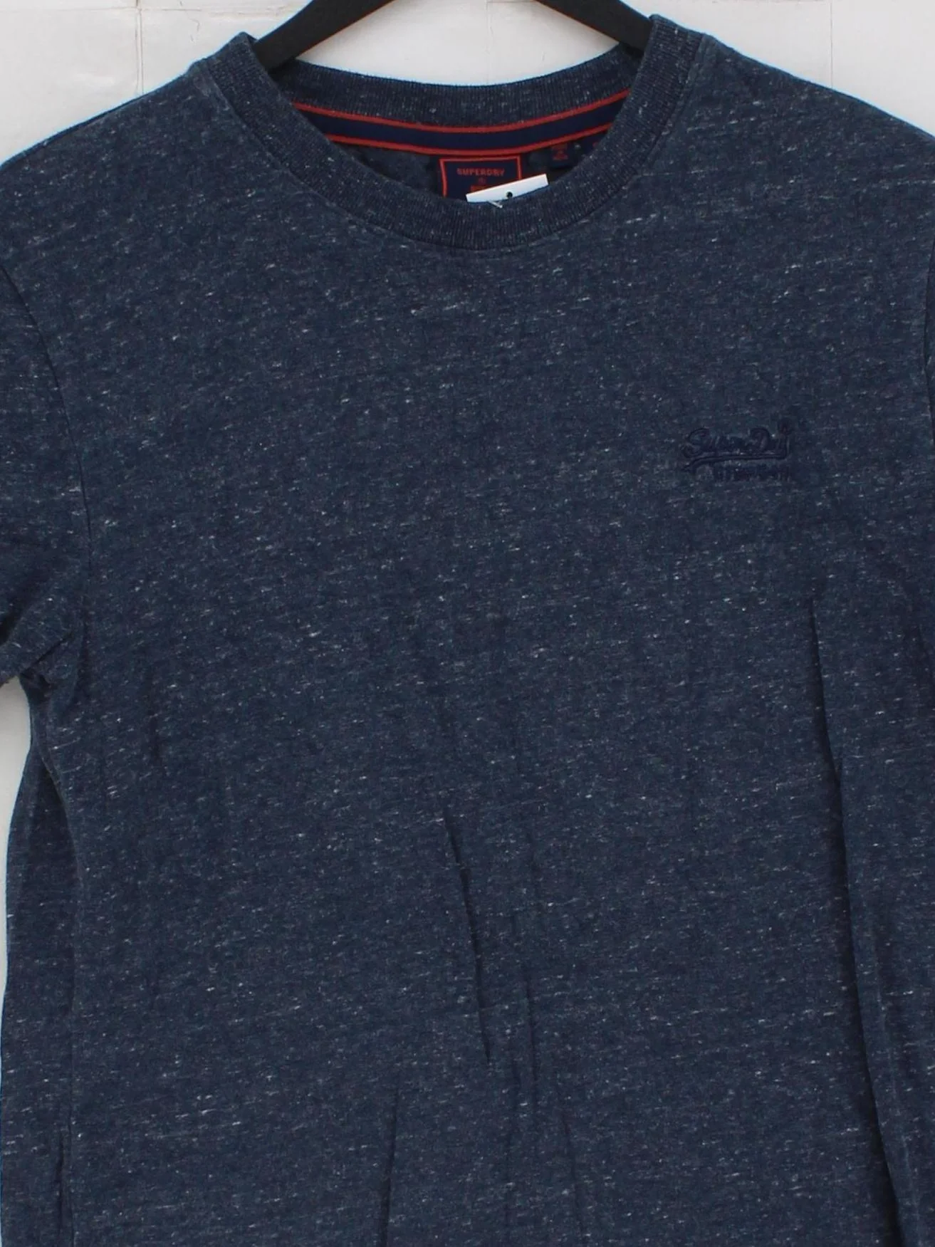 Superdry Men's T-Shirt S Blue 100% Cotton Basic - Image 3