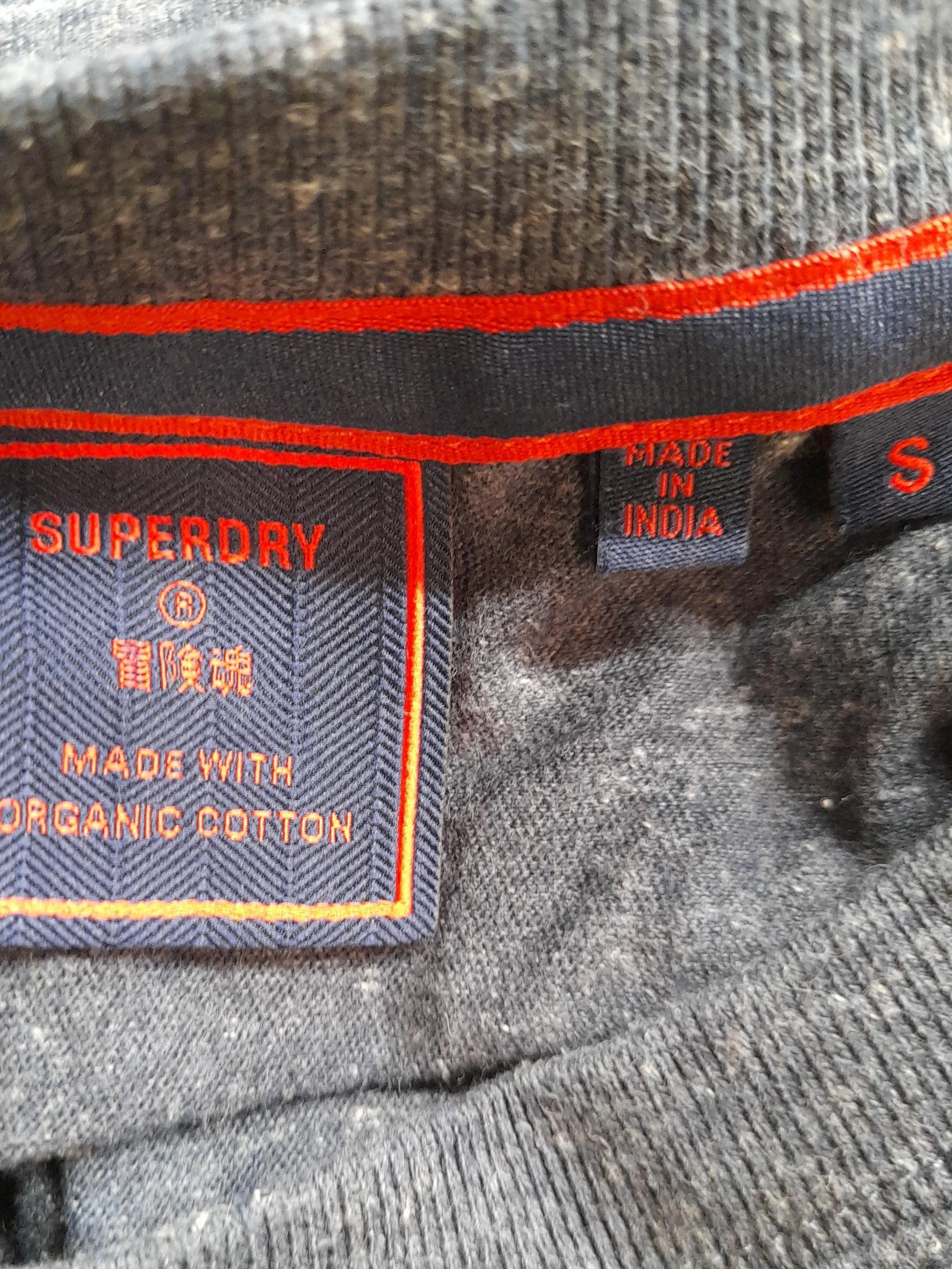 Superdry Men's T-Shirt S Blue 100% Cotton Basic - Image 5