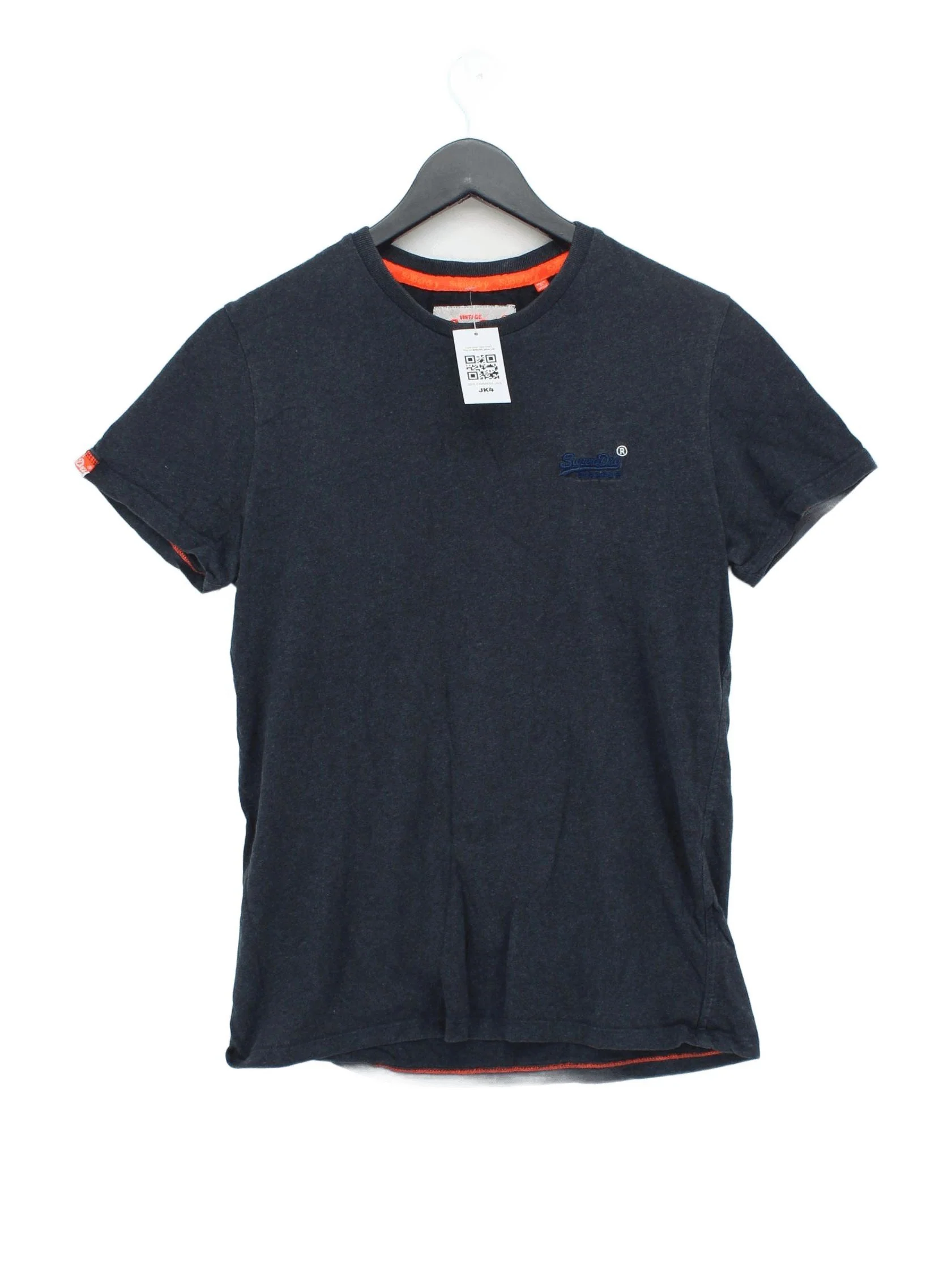 Superdry Men's T-Shirt S Grey 100% Cotton Basic