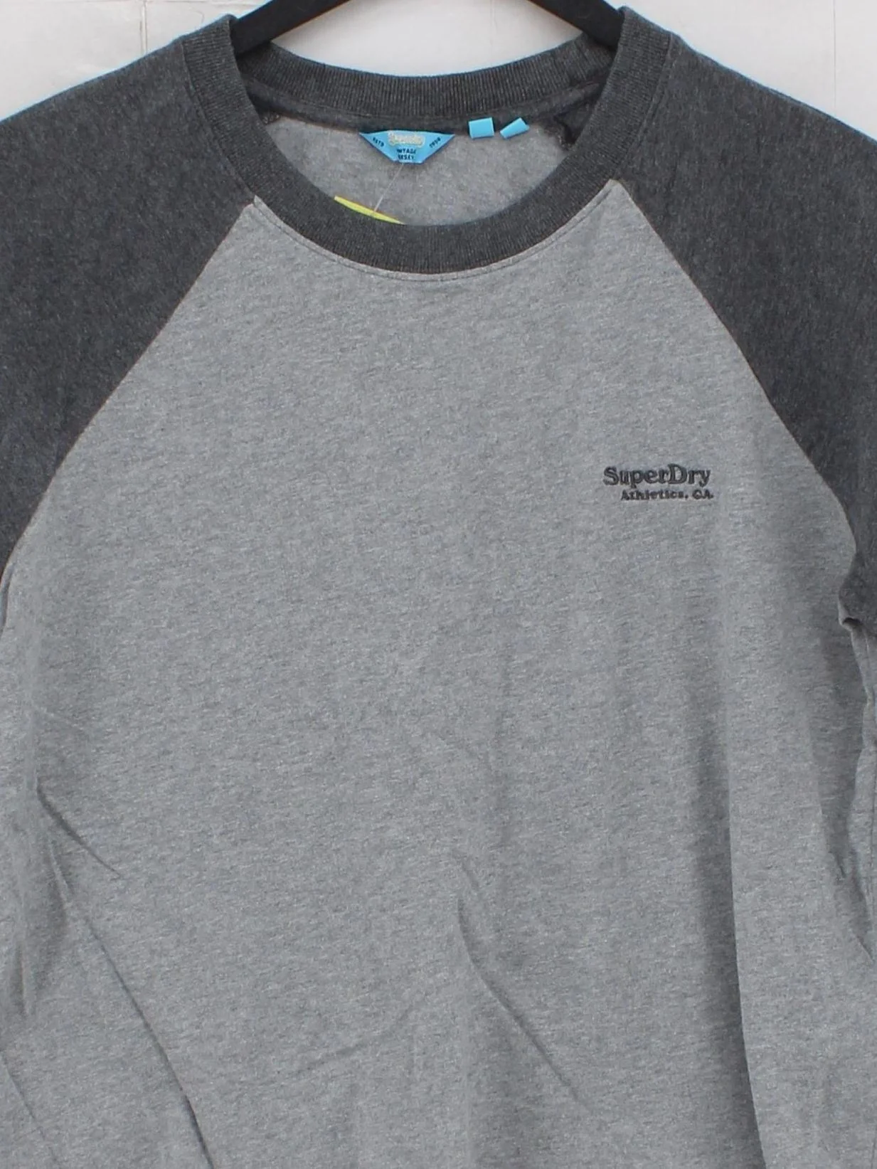 Superdry Men's T-Shirt S Grey 100% Cotton Basic - Image 3