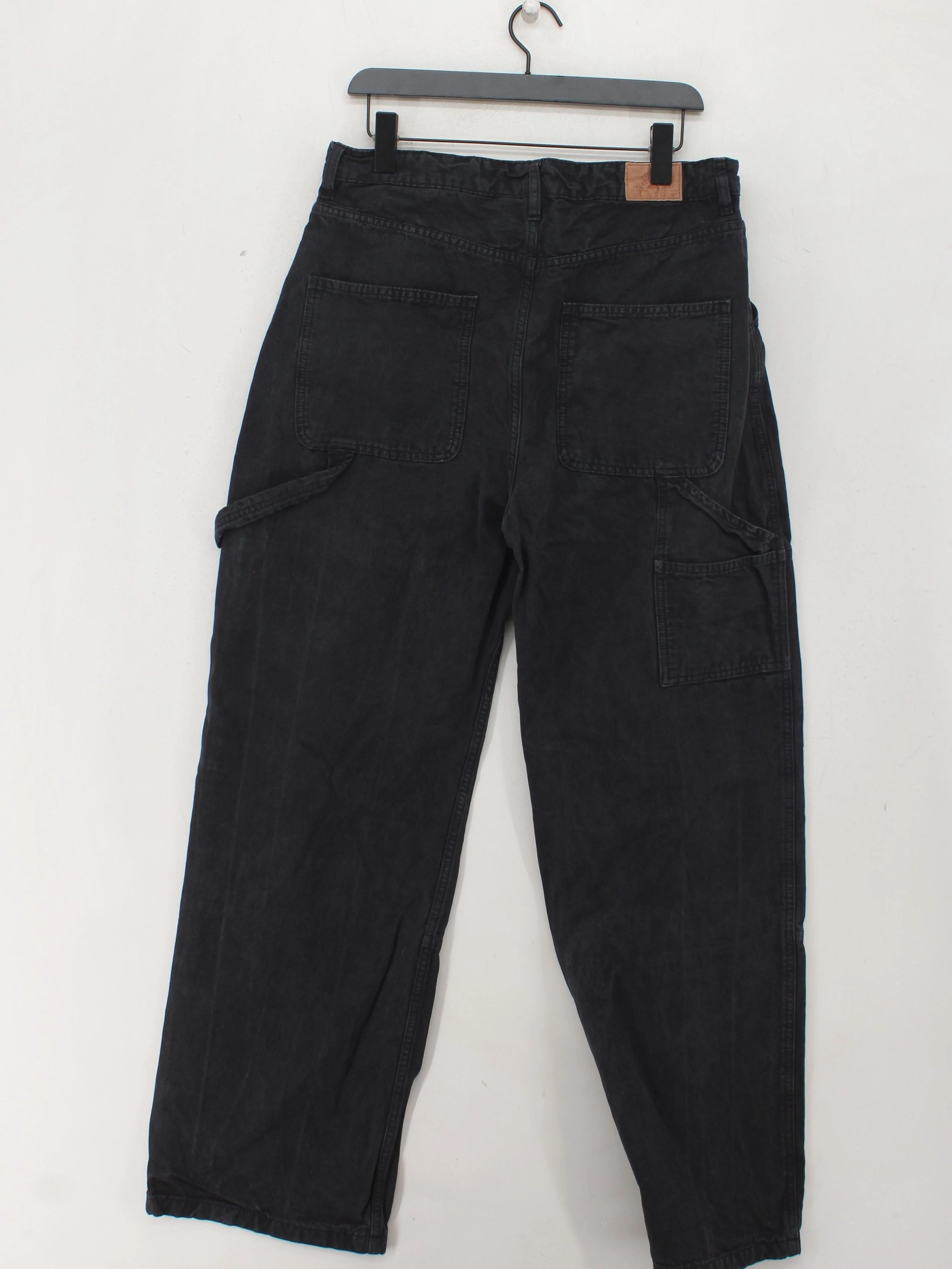 Superdry Men's Trousers M Black 100% Cotton Straight Cargo - Image 2