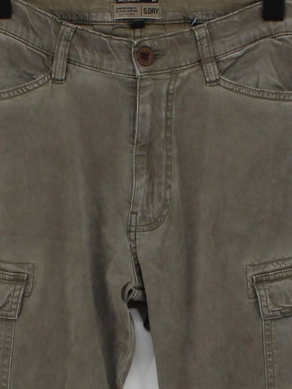 Superdry Men's Trousers W 30 in Tan 100% Cotton Tapered Cargo - Image 3