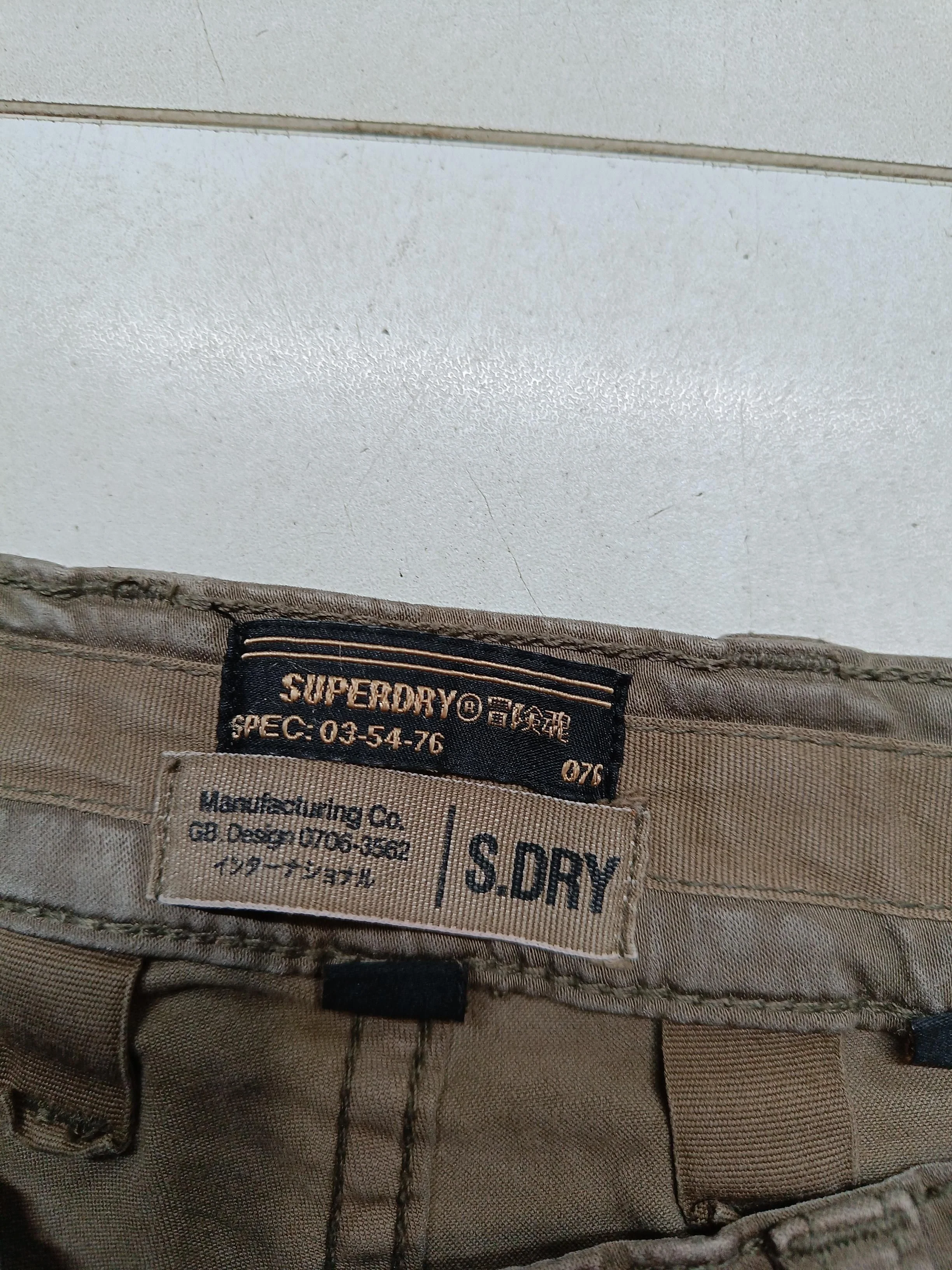 Superdry Men's Trousers W 30 in Tan 100% Cotton Tapered Cargo - Image 5