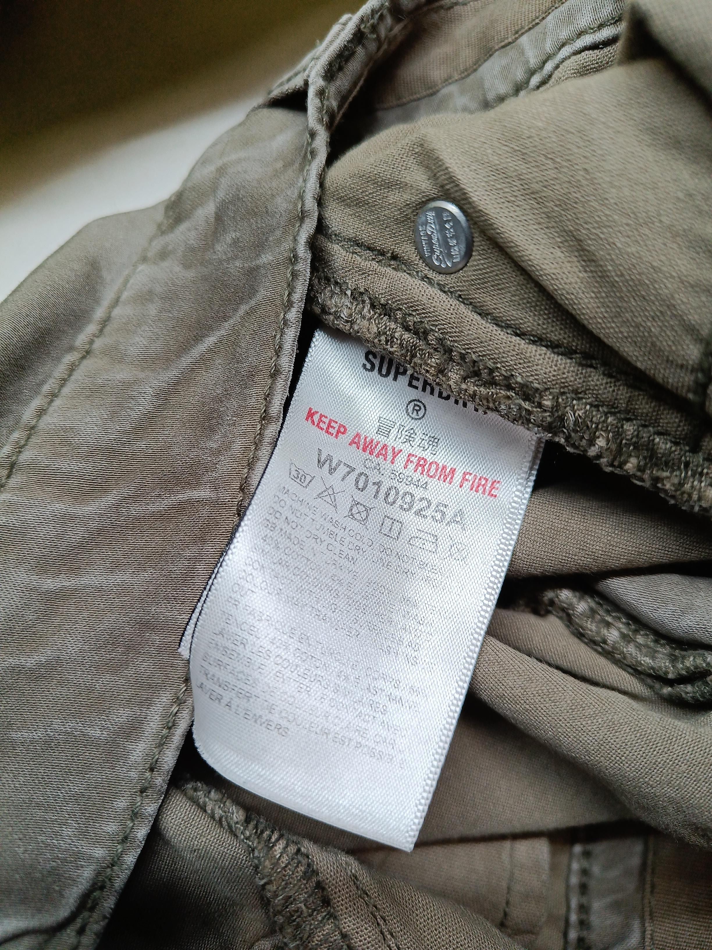 Superdry Men's Trousers W 30 in Tan 100% Cotton Tapered Cargo - Image 6