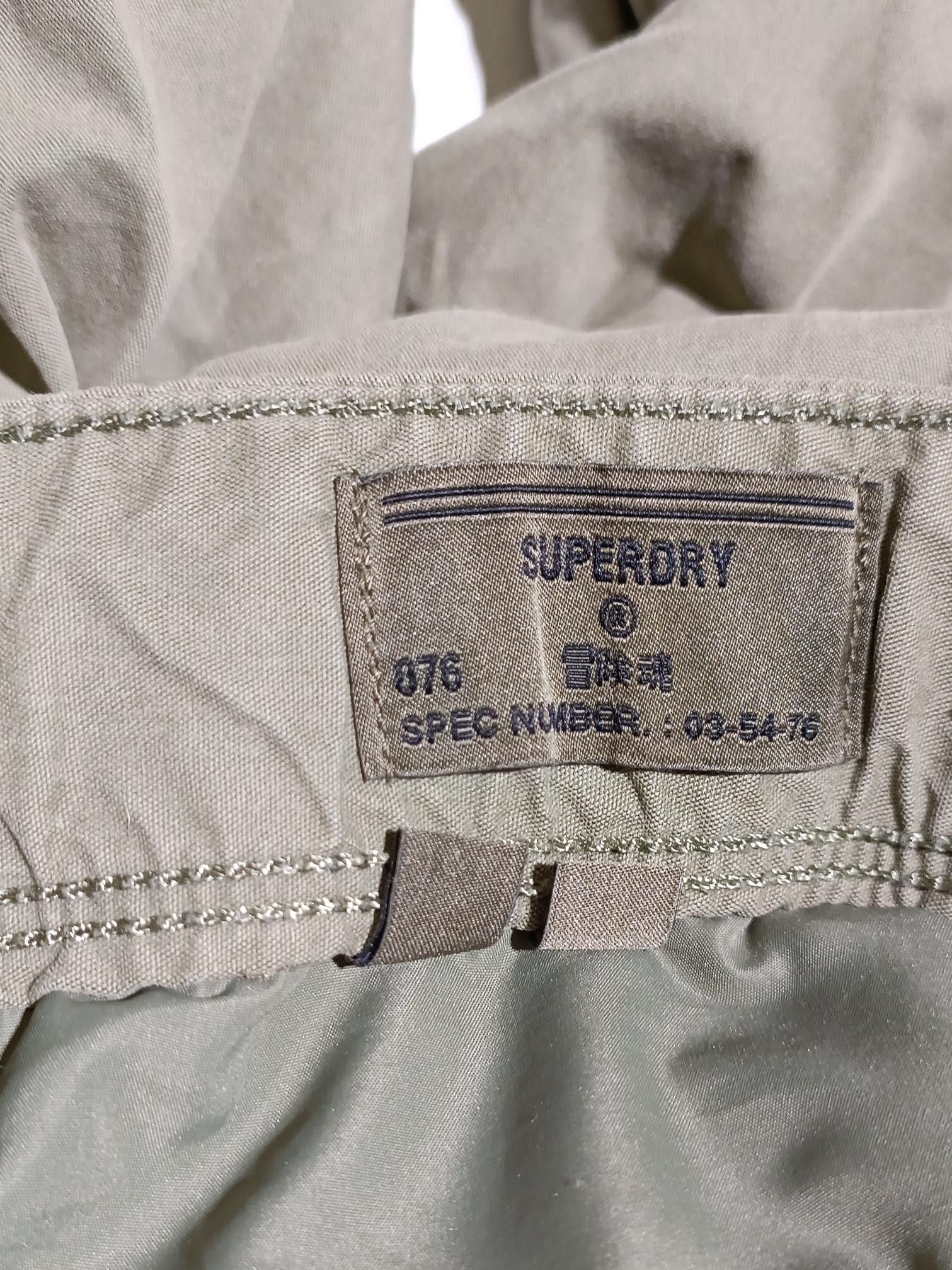 Superdry Men's Trousers W 32 in Green Cotton with Nylon Tapered Cargo - Image 6