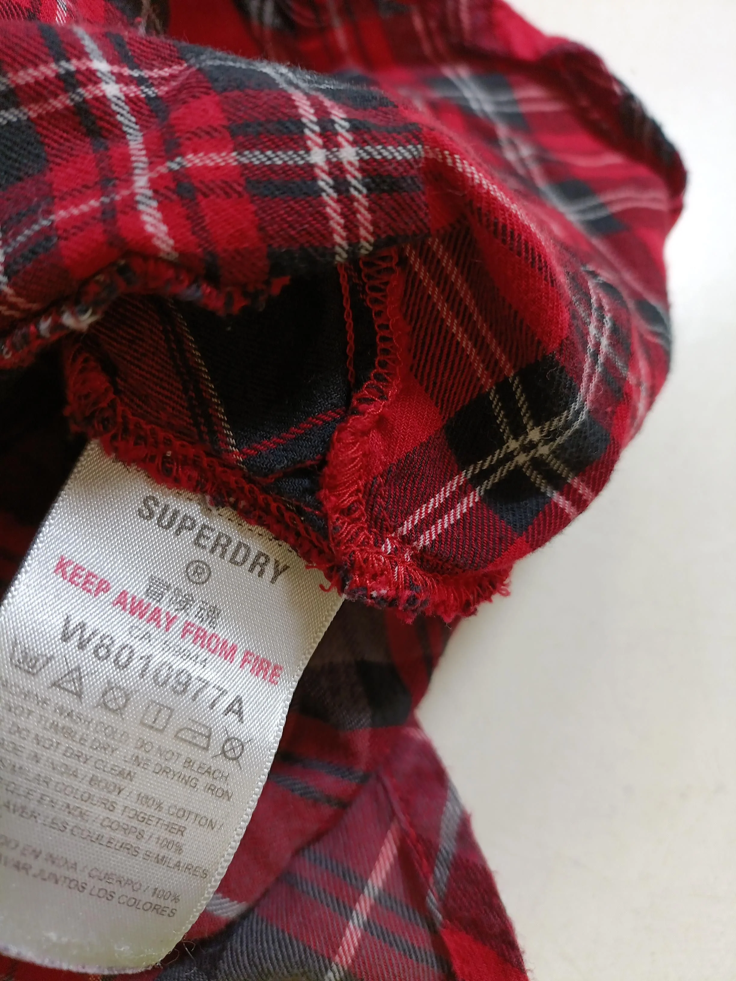 Superdry Mini Dress UK10 in Multi - Image 5