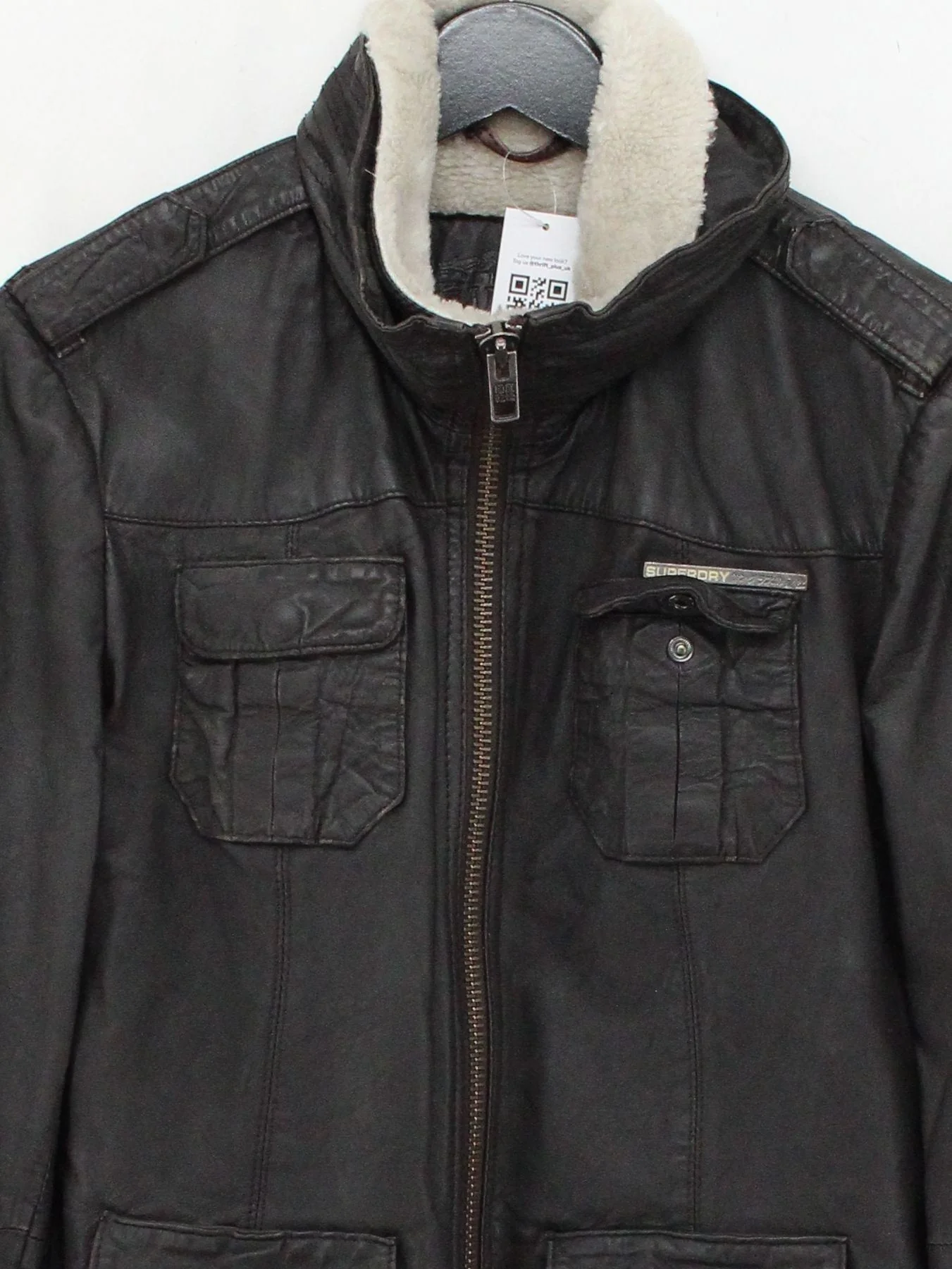 Superdry Motorcycle Jacket jacket brown - Image 3