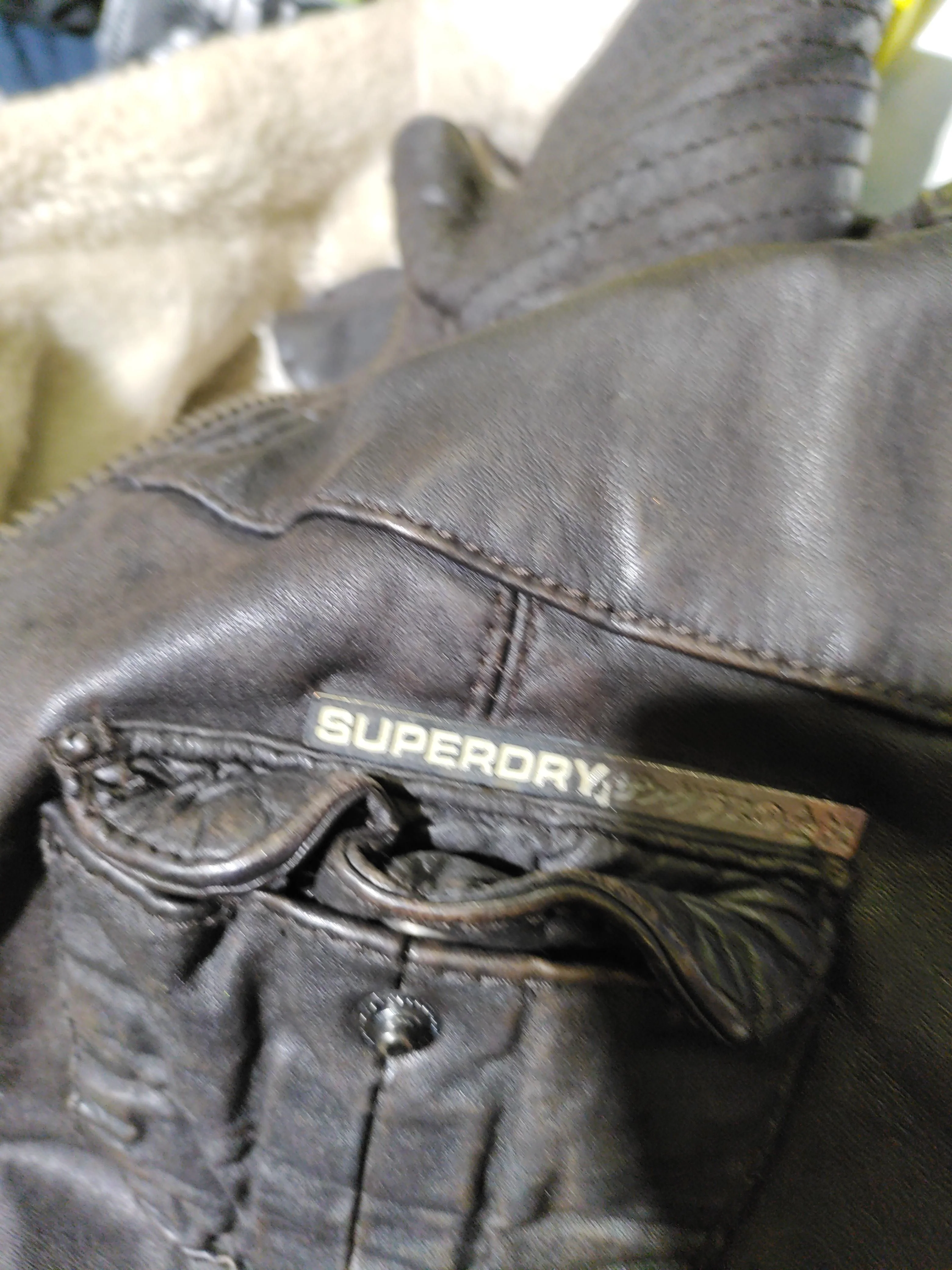 Superdry Motorcycle Jacket jacket brown - Image 7