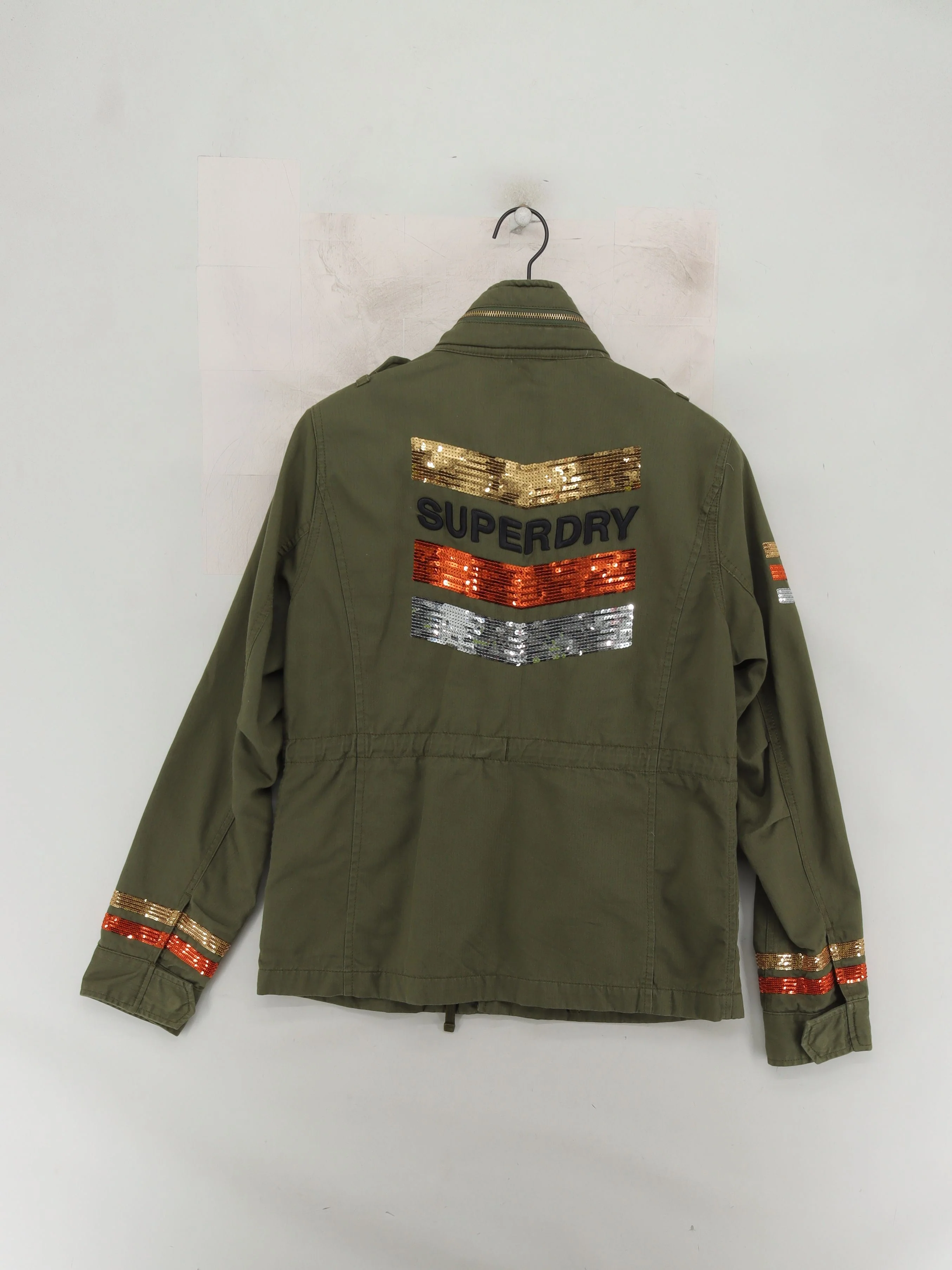 Superdry Overcoat jacket green - Image 2