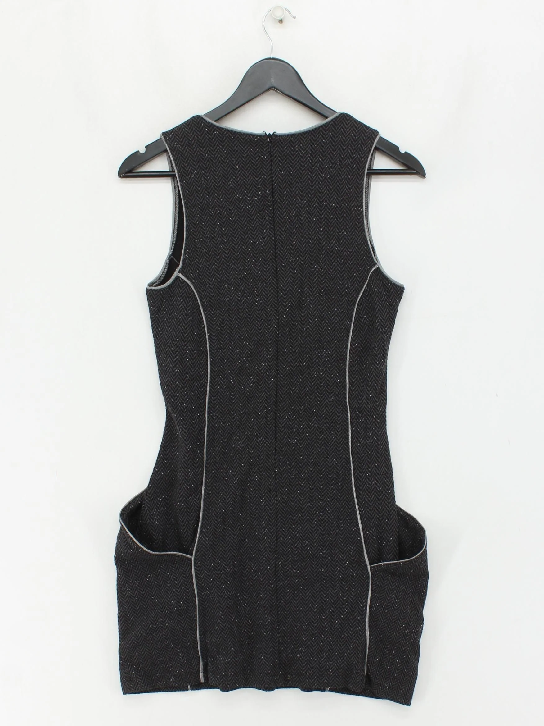 Superdry Pinafore/Dungaree Mini Dress XS in Black - Image 2