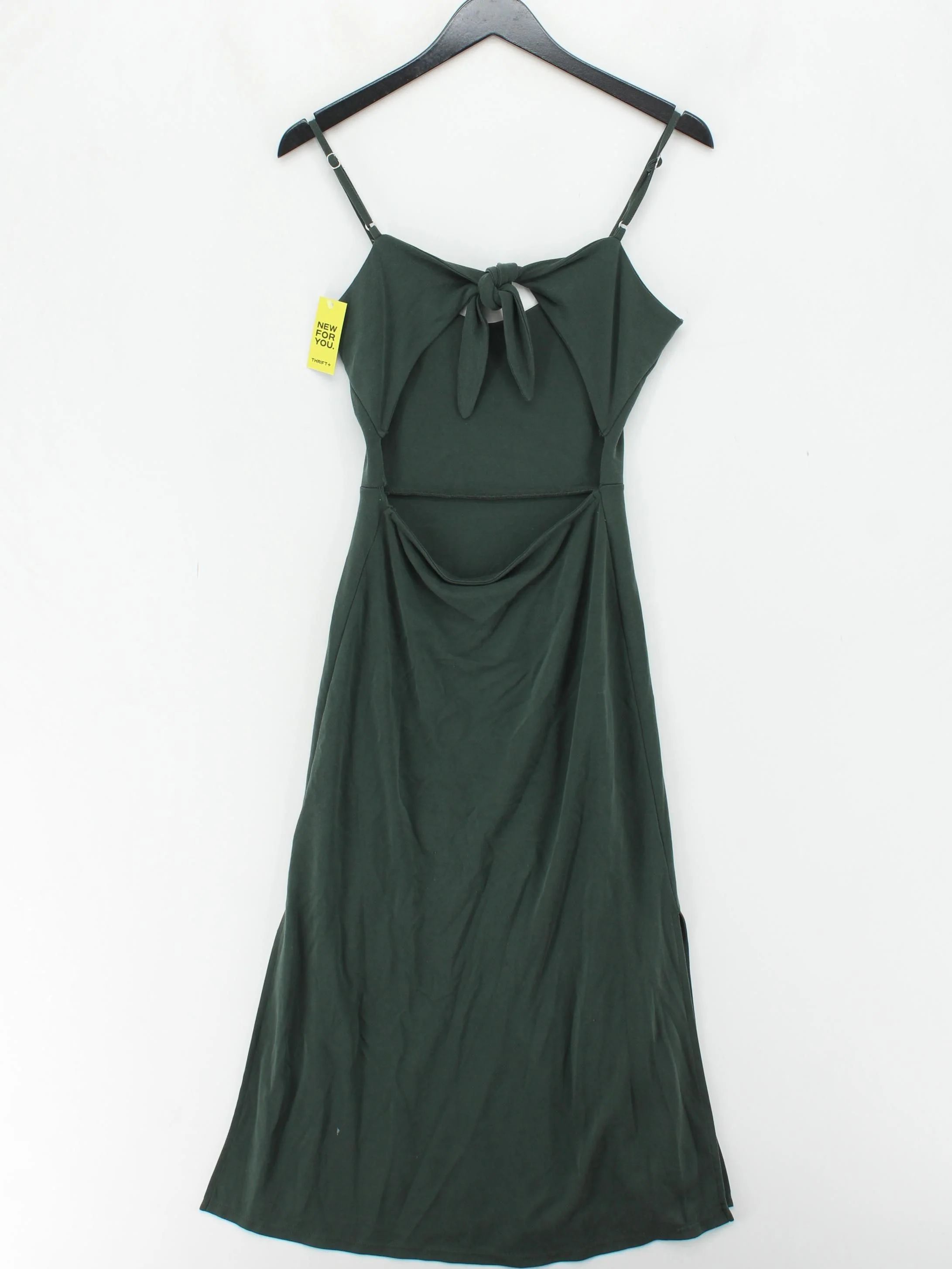 Superdry Slip Midi Dress UK8 in Green - Image 2