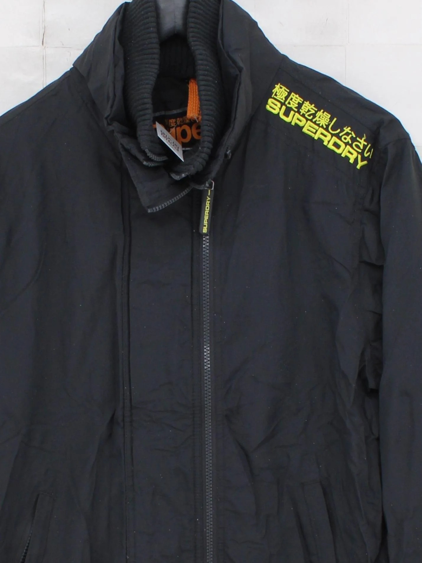 Superdry Windbreaker jacket black - Image 3