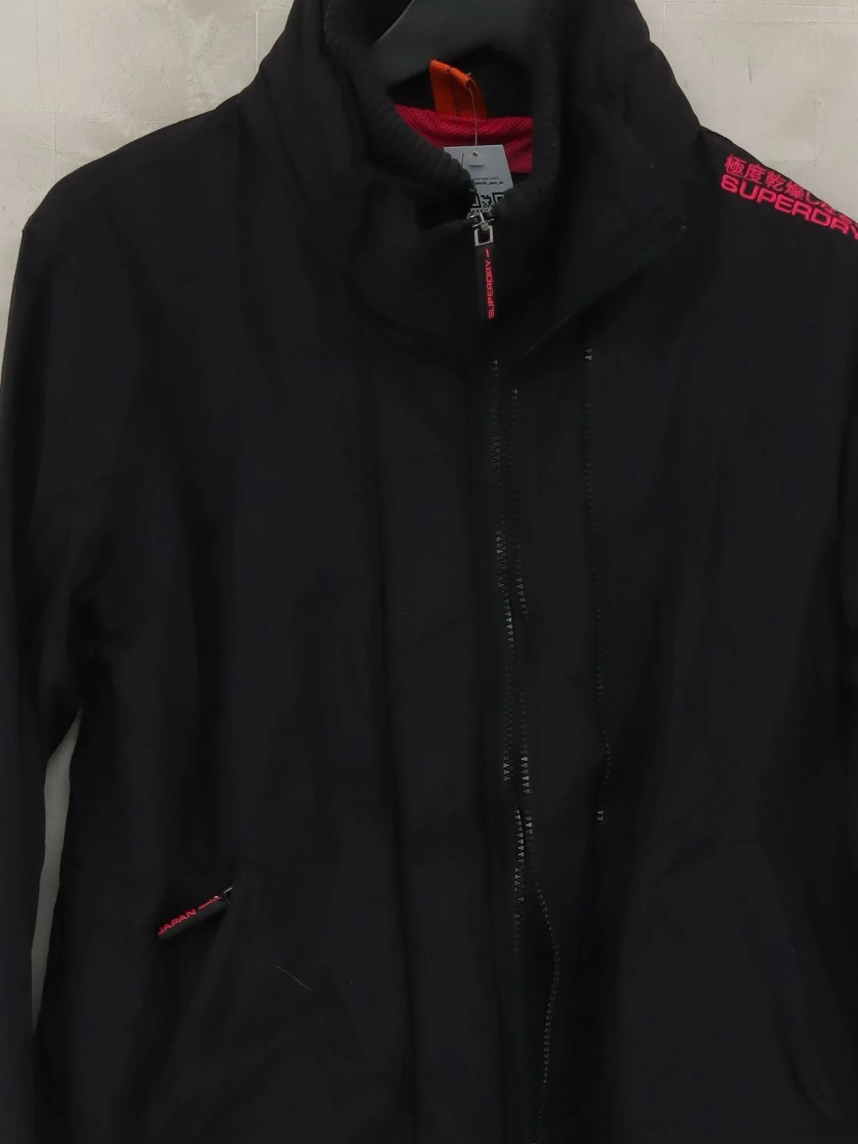 Superdry Windbreaker jacket black - Image 3