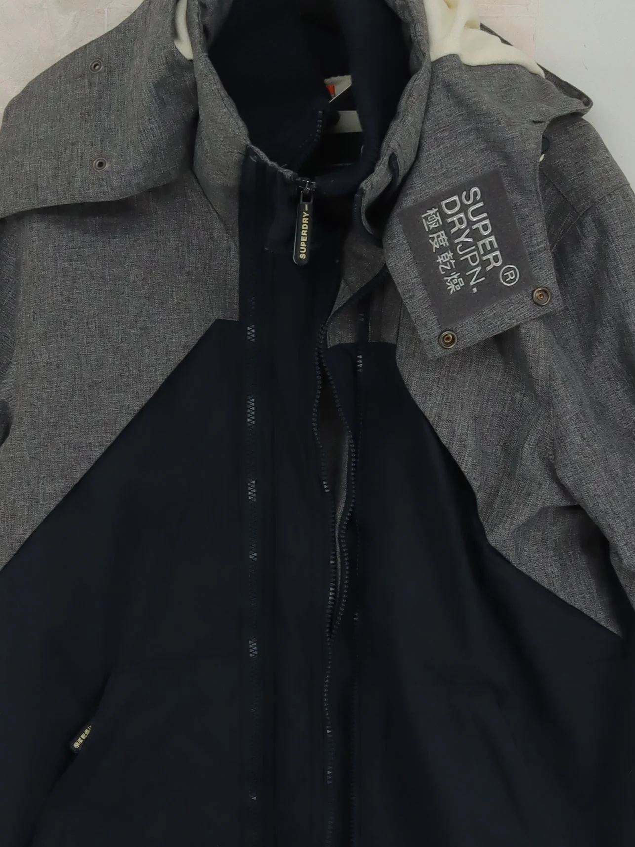 Superdry Windbreaker jacket grey - Image 3