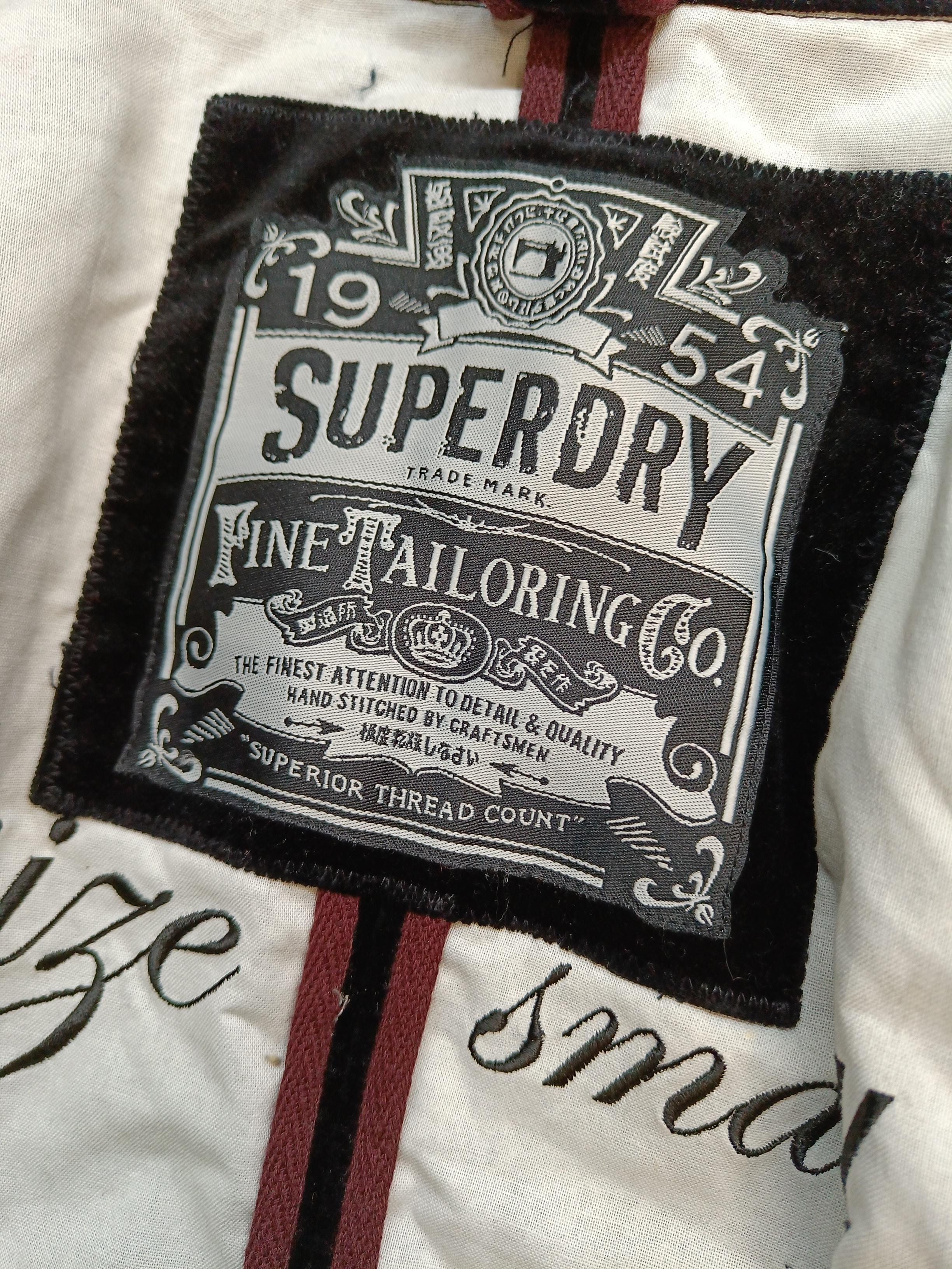 Superdry Women's Blazer S Black 100% Cotton Overcoat - Image 5