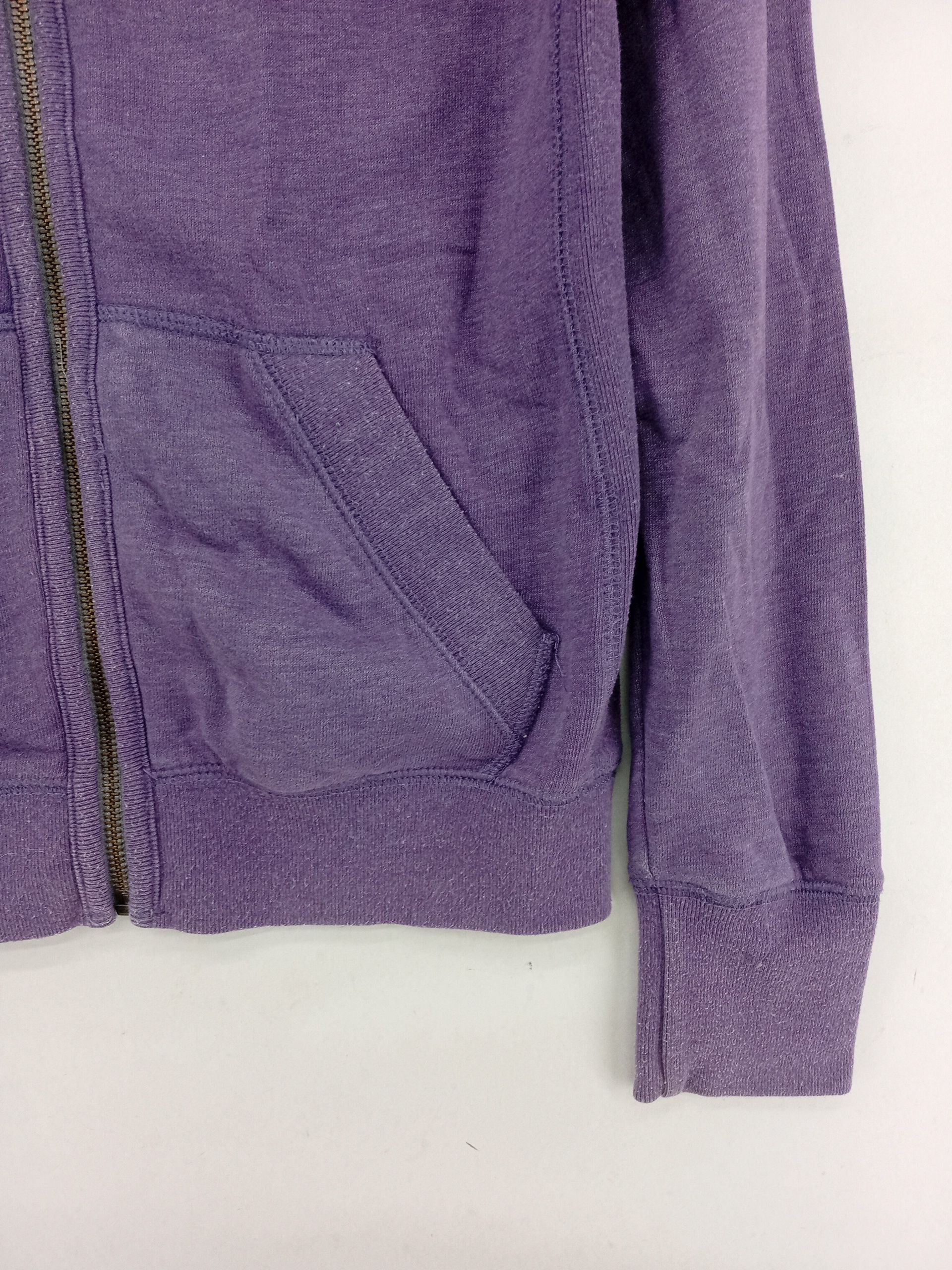 Superdry Women's Hoodie L Purple Graphic 100% Other Pullover - Image 5