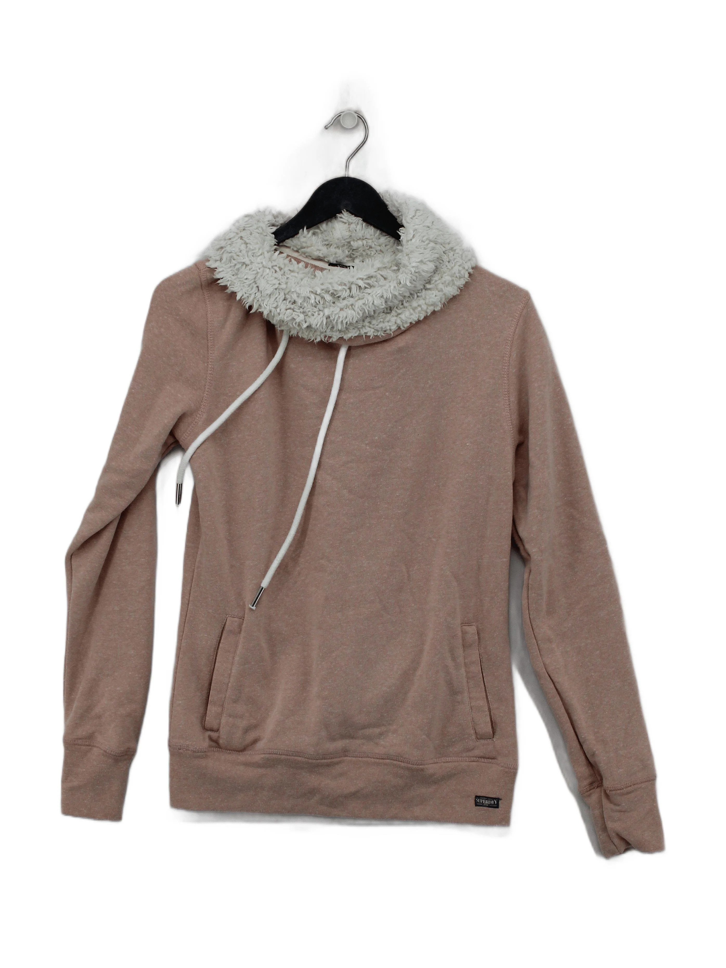 Superdry Women's Hoodie S Cream 100% Other Pullover