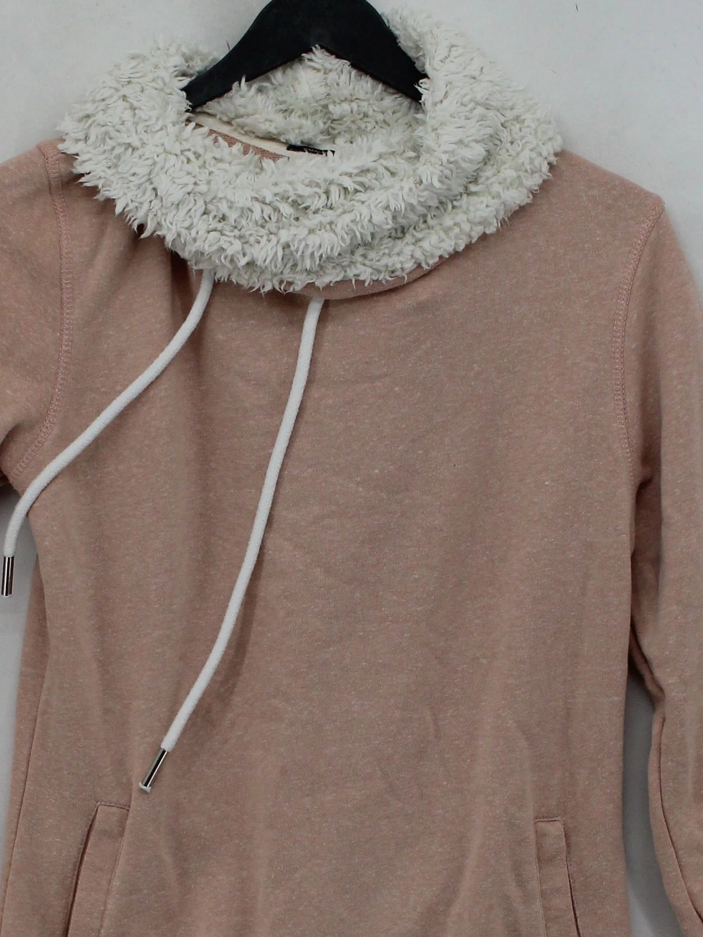 Superdry Women's Hoodie S Cream 100% Other Pullover - Image 3