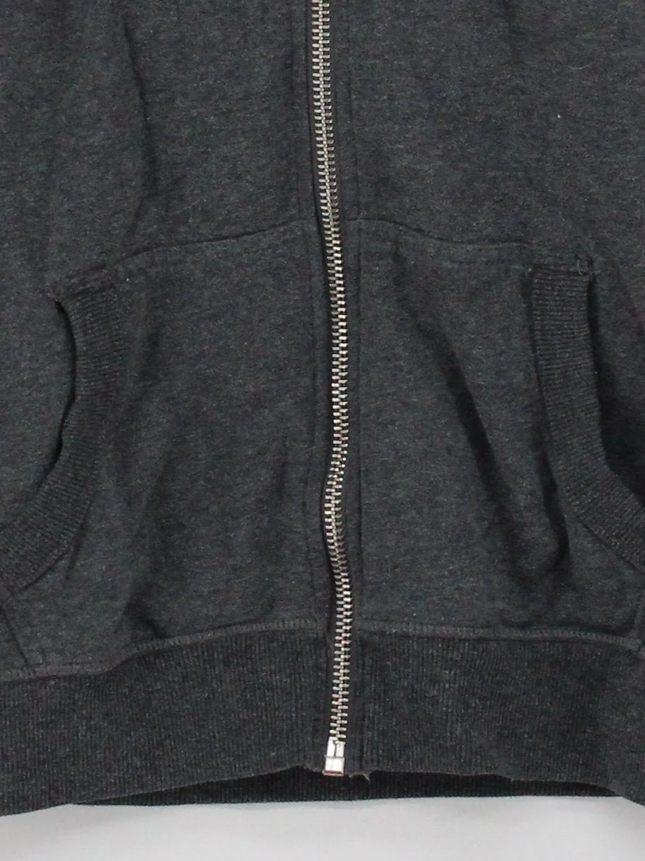 Superdry Women's Hoodie UK 12 Grey Cotton with Polyester Pullover - Image 4