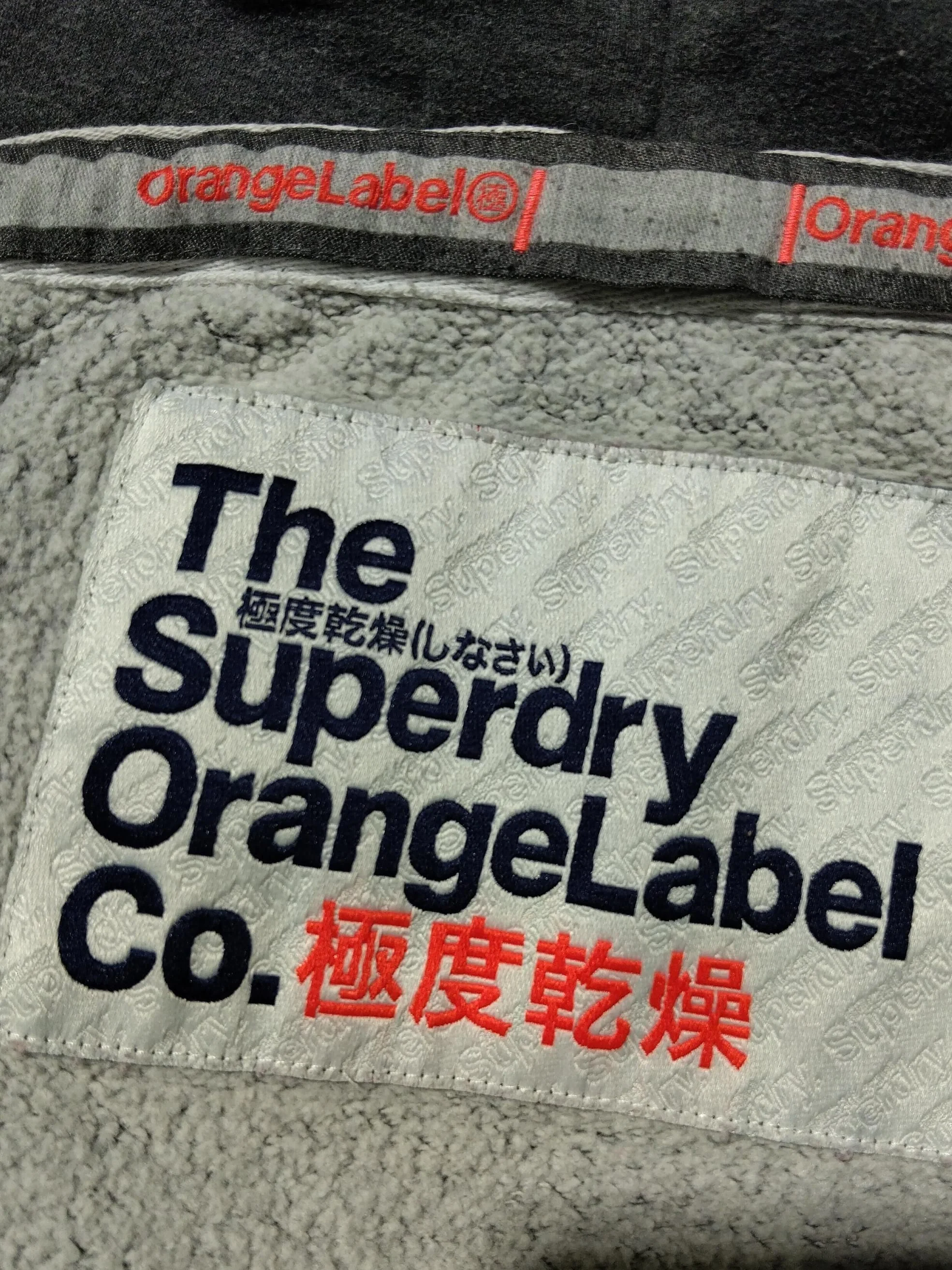 Superdry Women's Hoodie UK 12 Grey Cotton with Polyester Pullover - Image 5
