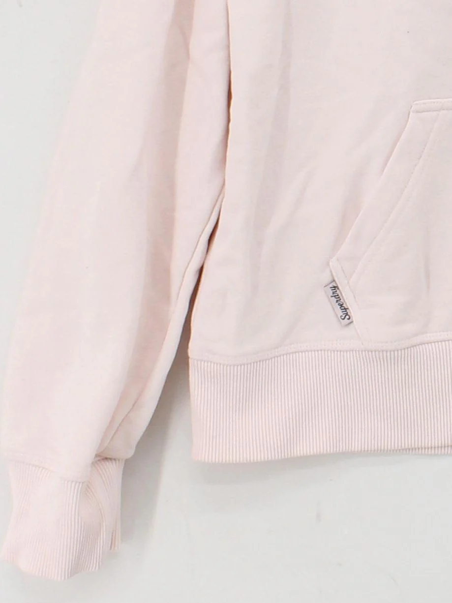 Superdry Women's Hoodie UK 12 Pink Cotton with Polyester Pullover - Image 4