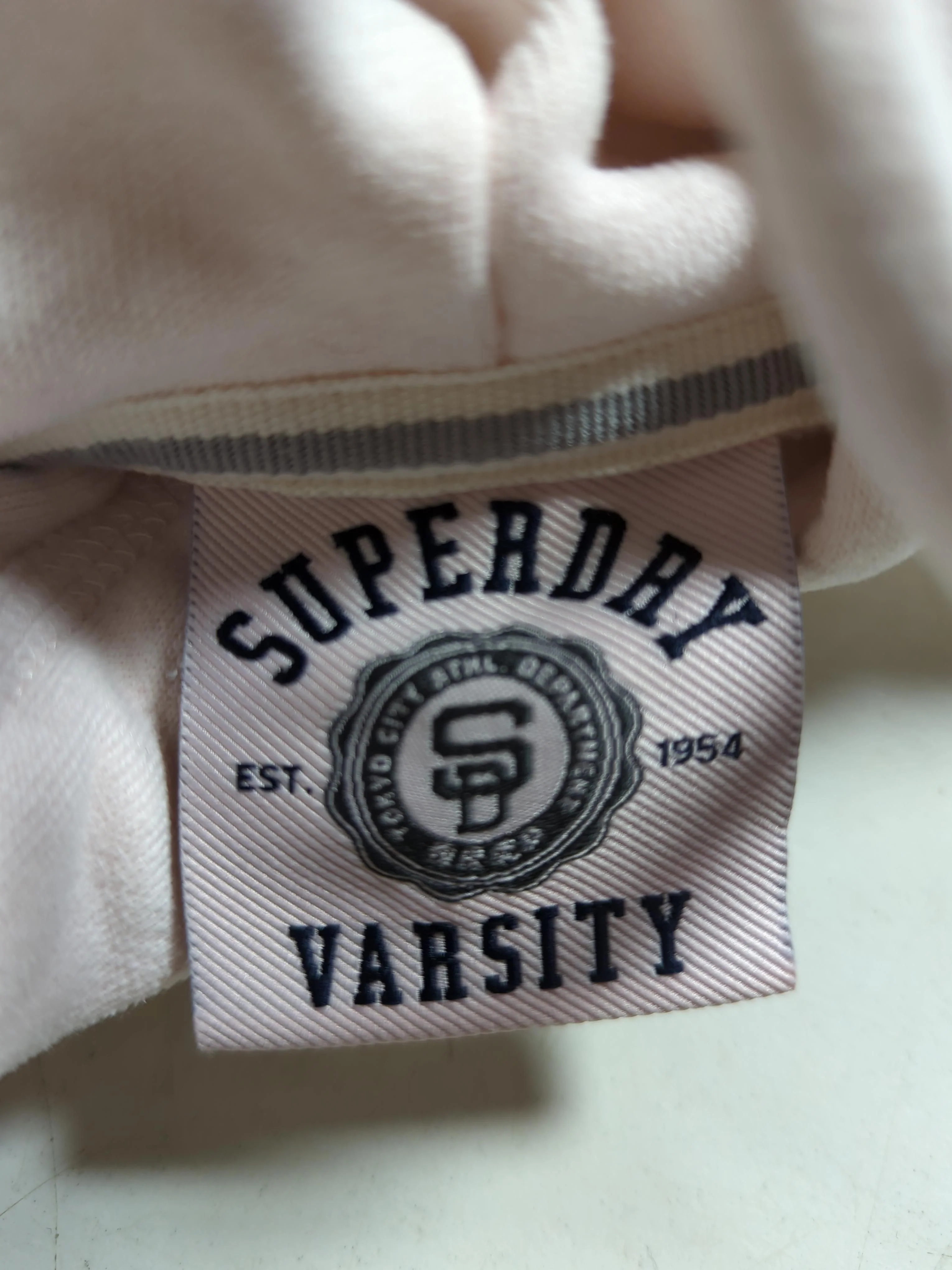 Superdry Women's Hoodie UK 12 Pink Cotton with Polyester Pullover - Image 5