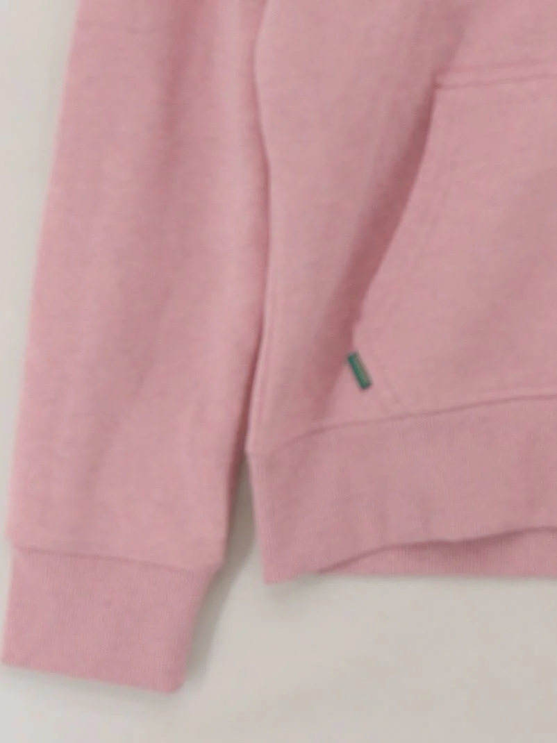 Superdry Women's Hoodie UK 12 Pink Cotton with Polyester Pullover New with tags - Image 4