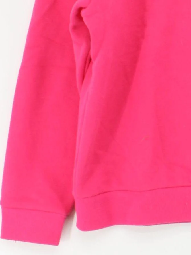 Superdry Women's Hoodie UK 12 Pink Graphic Cotton with Polyester Pullover - Image 4