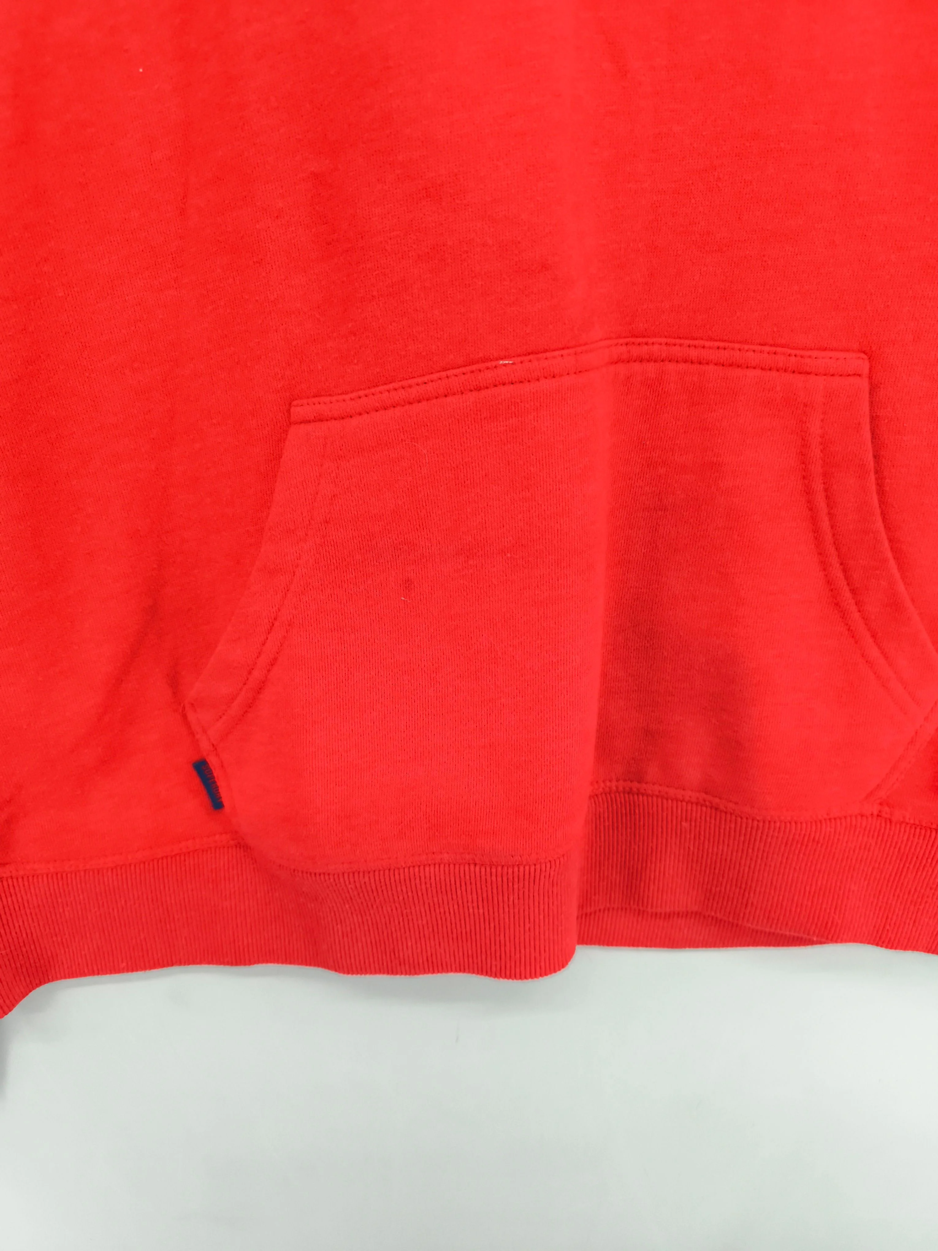 Superdry Women's Hoodie UK 12 Red Cotton with Polyester Pullover - Image 5