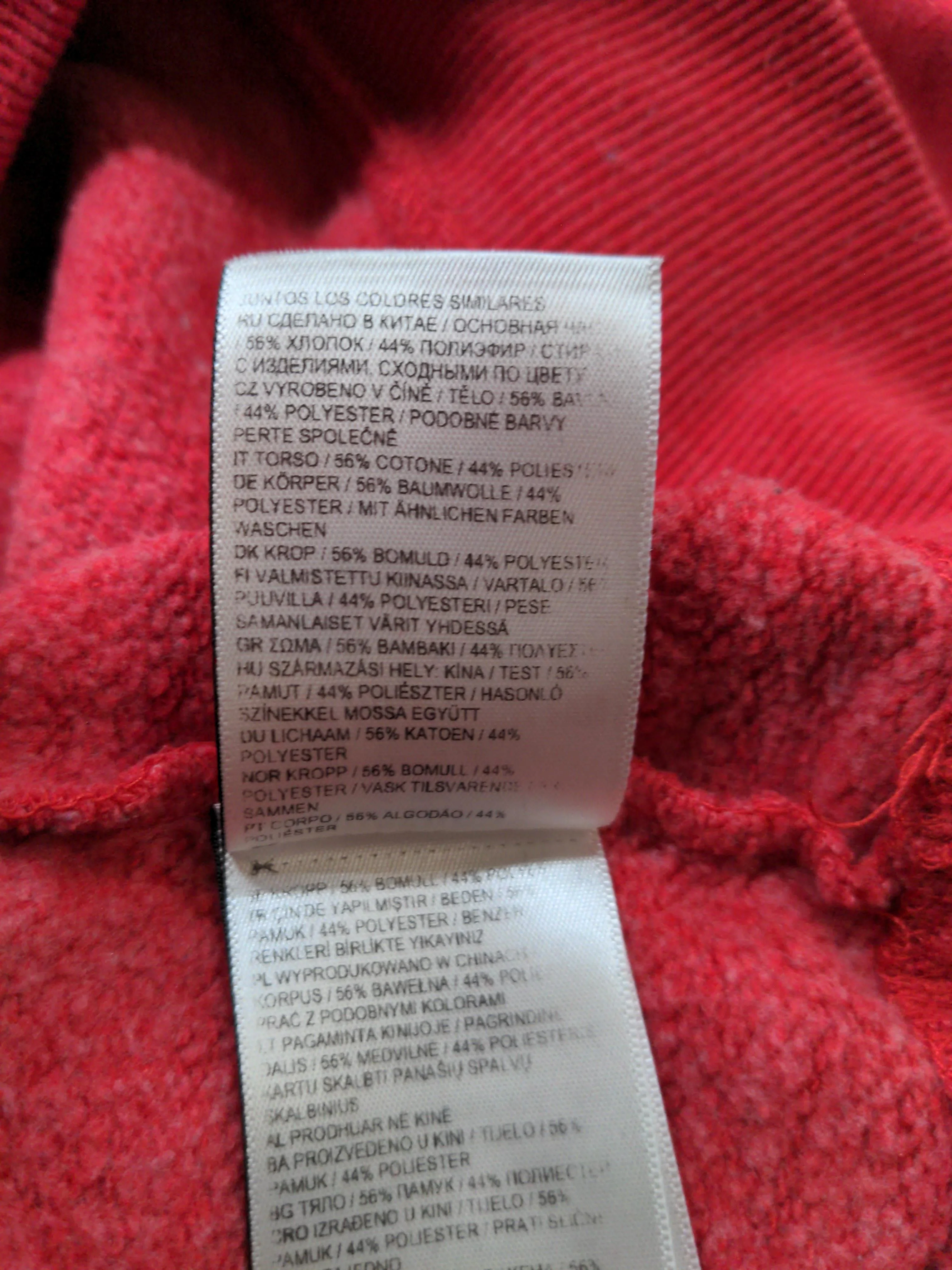 Superdry Women's Hoodie UK 12 Red Cotton with Polyester Pullover - Image 7