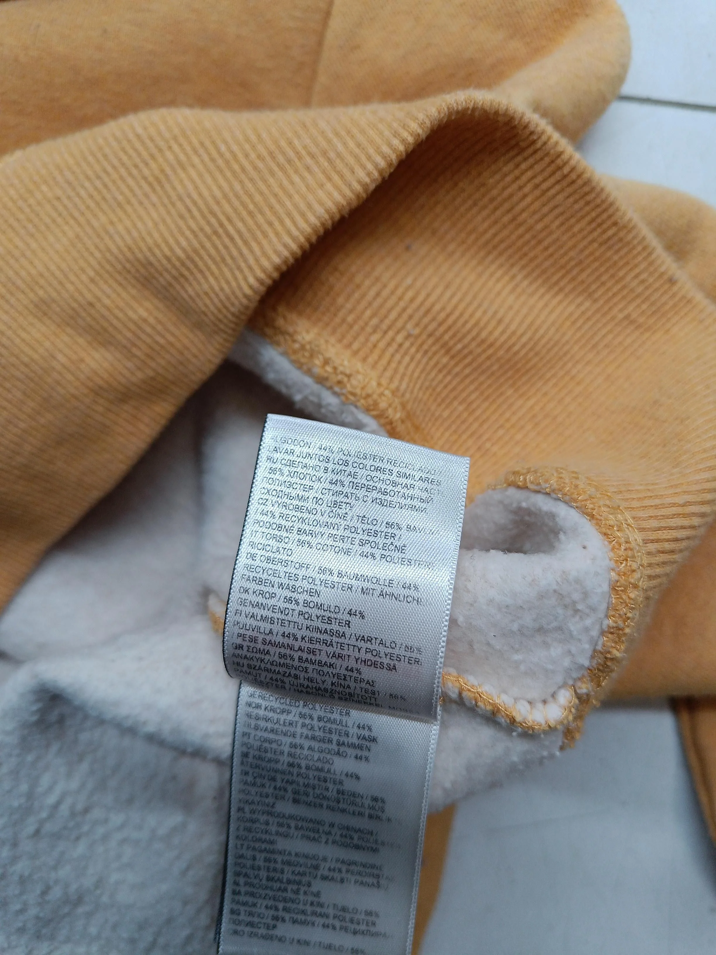 Superdry Women's Hoodie UK 12 Yellow 100% Other Pullover - Image 6