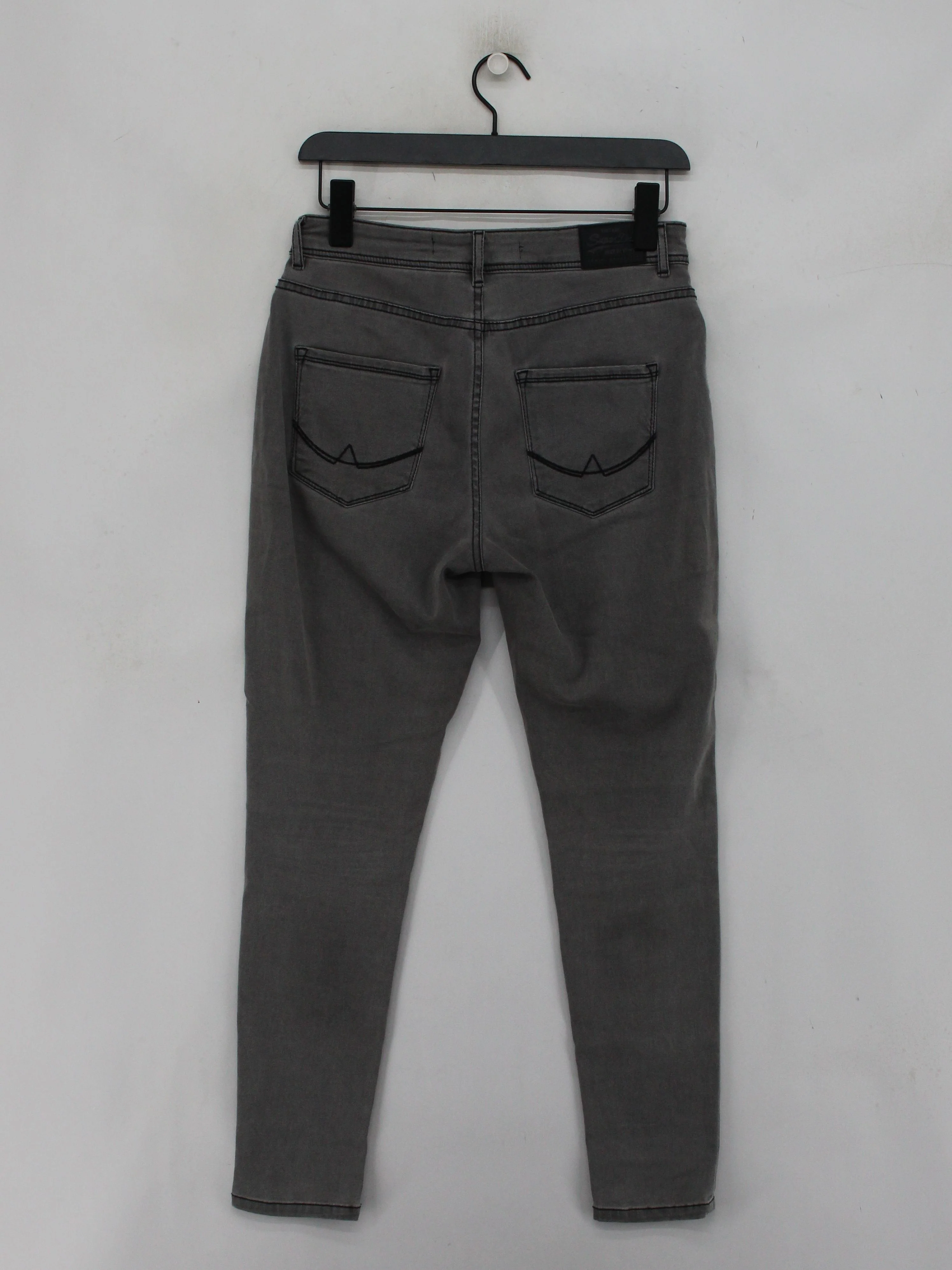 Superdry Women's Jeans W 30 in Grey Cotton - Image 2