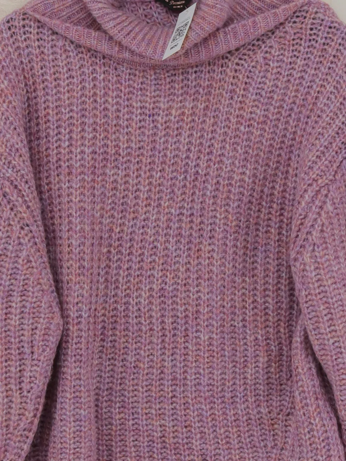 Superdry Women's Jumper M Purple Acrylic with Polyester, Wool, Nylon Pullover - Image 3