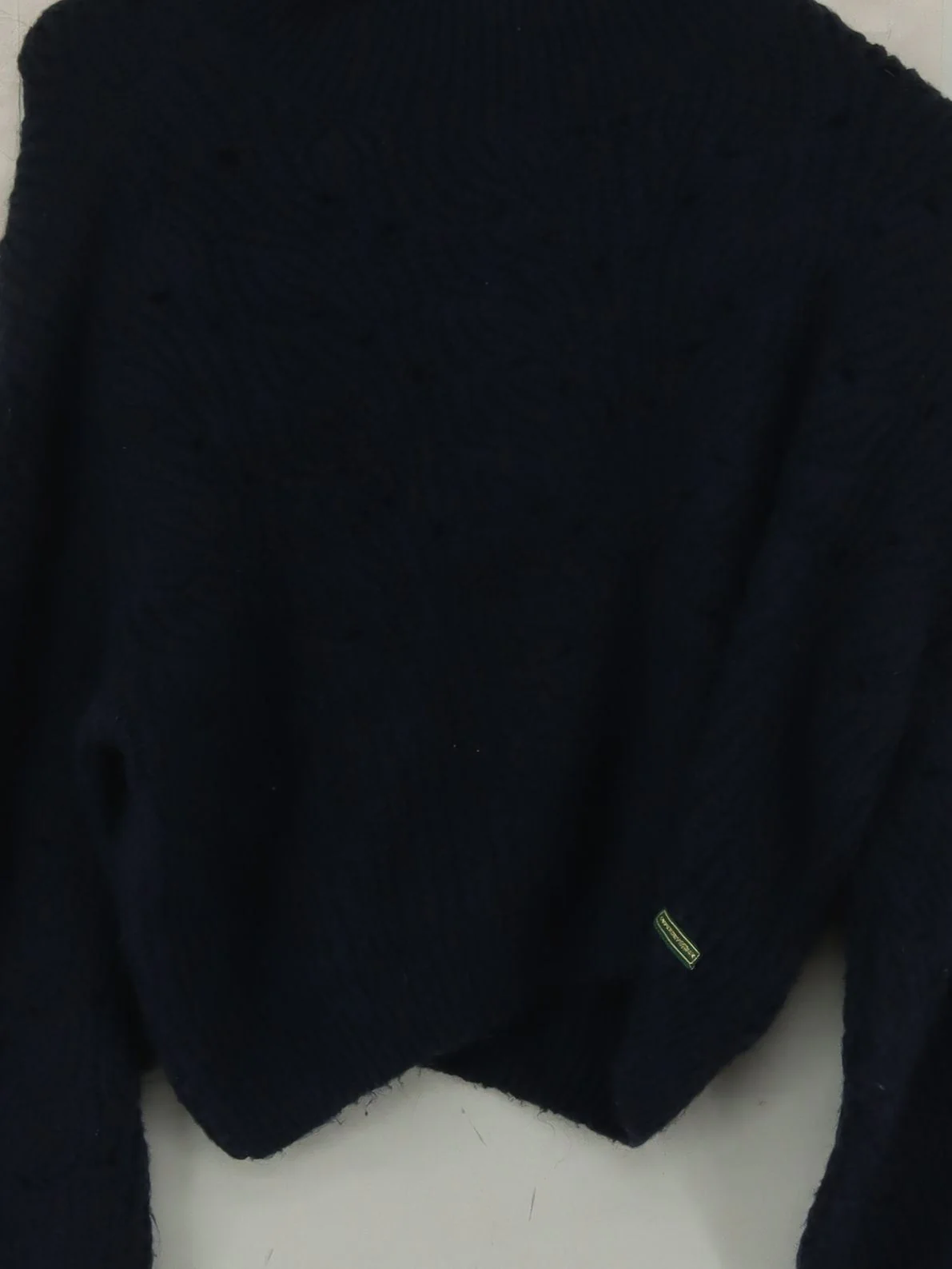 Superdry Women's Jumper UK 10 Blue Acrylic with Polyamide, Polyester Pullover - Image 3