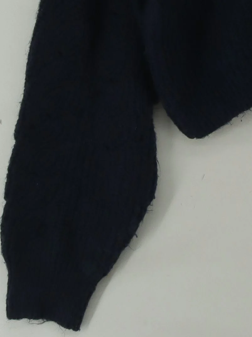 Superdry Women's Jumper UK 10 Blue Acrylic with Polyamide, Polyester Pullover - Image 4