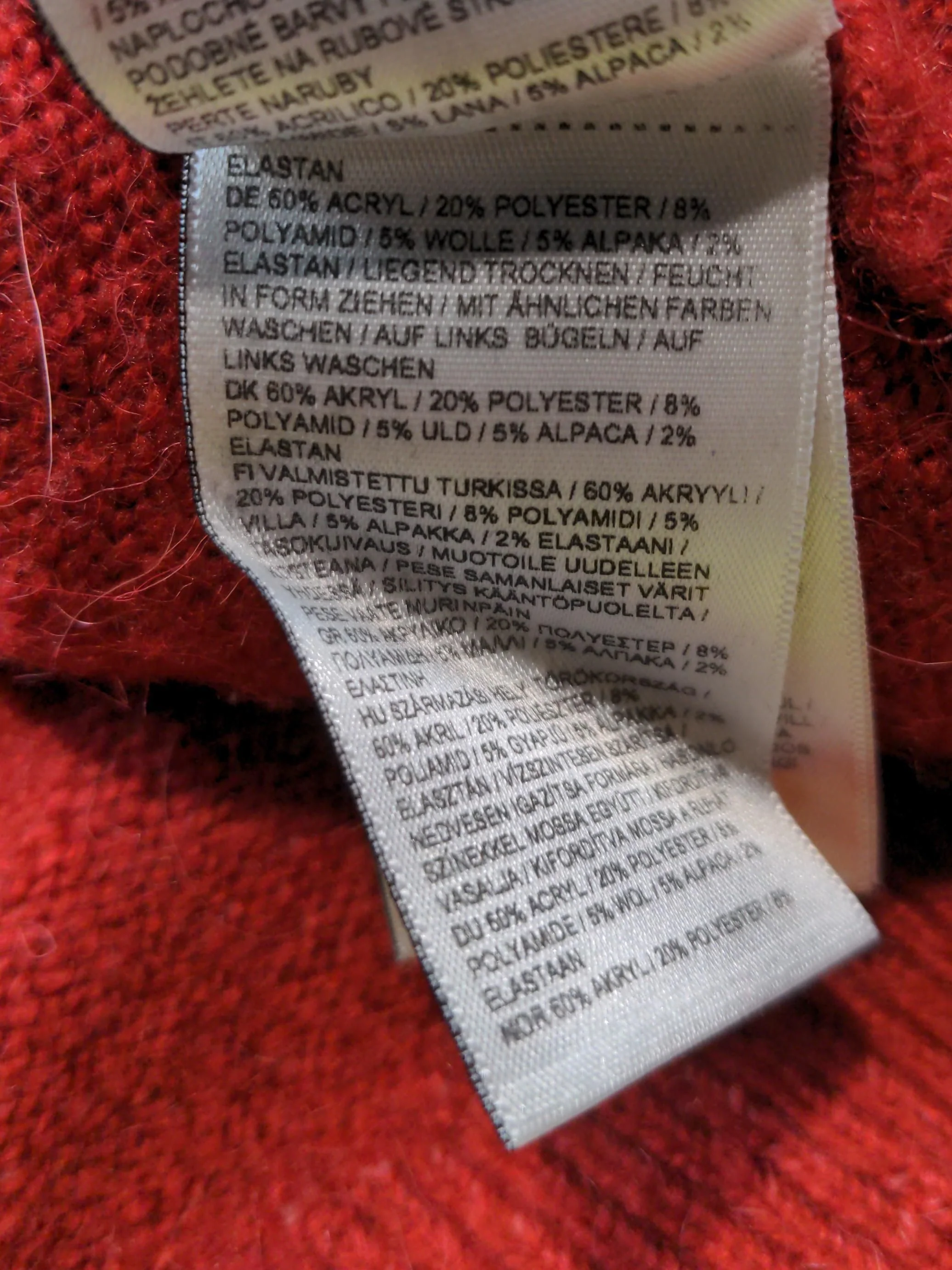 Superdry Women's Jumper UK 16 Red Acrylic - Image 7