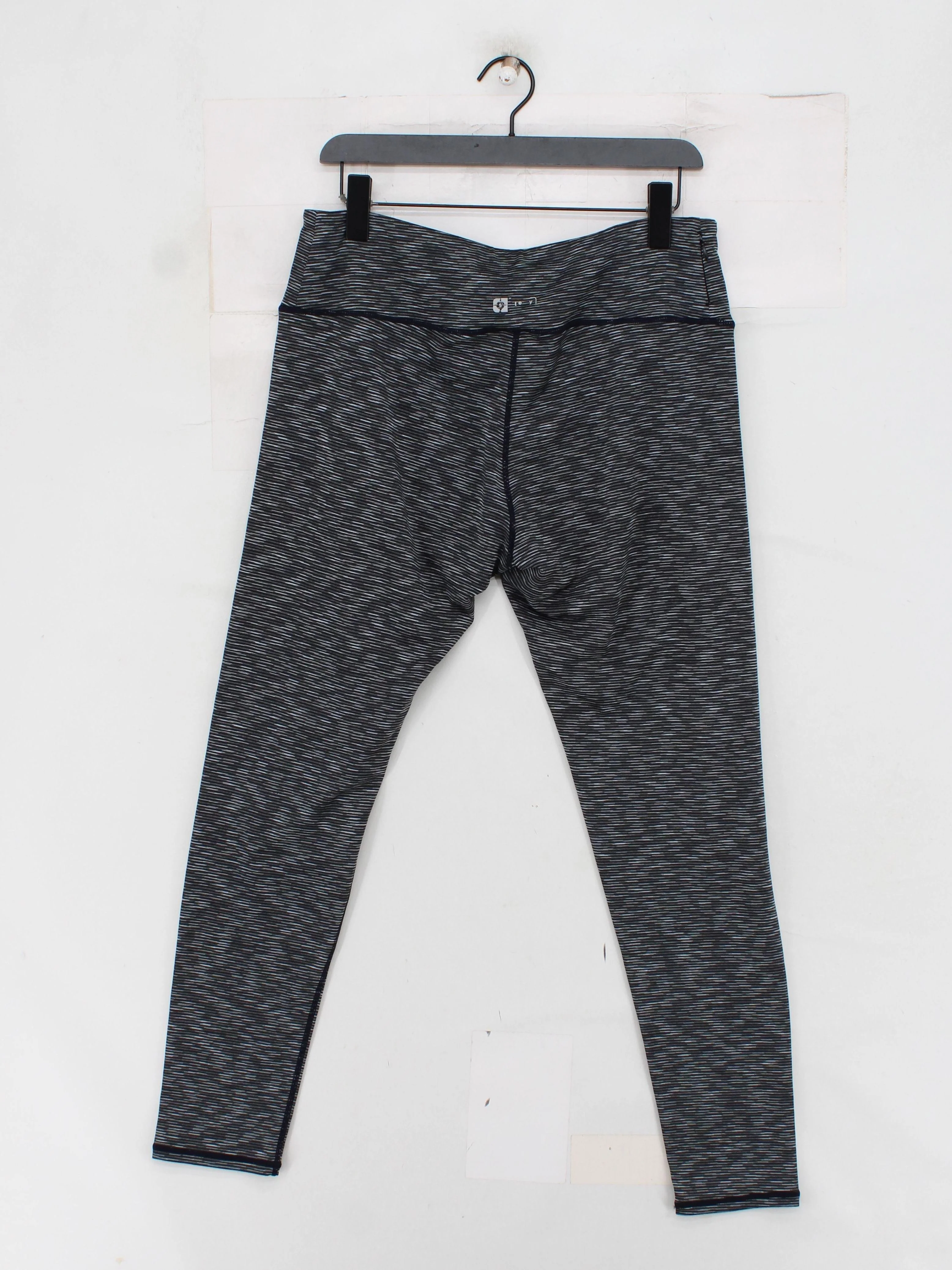 Superdry Women's Leggings L Grey Striped 100% Other Full length - Image 2