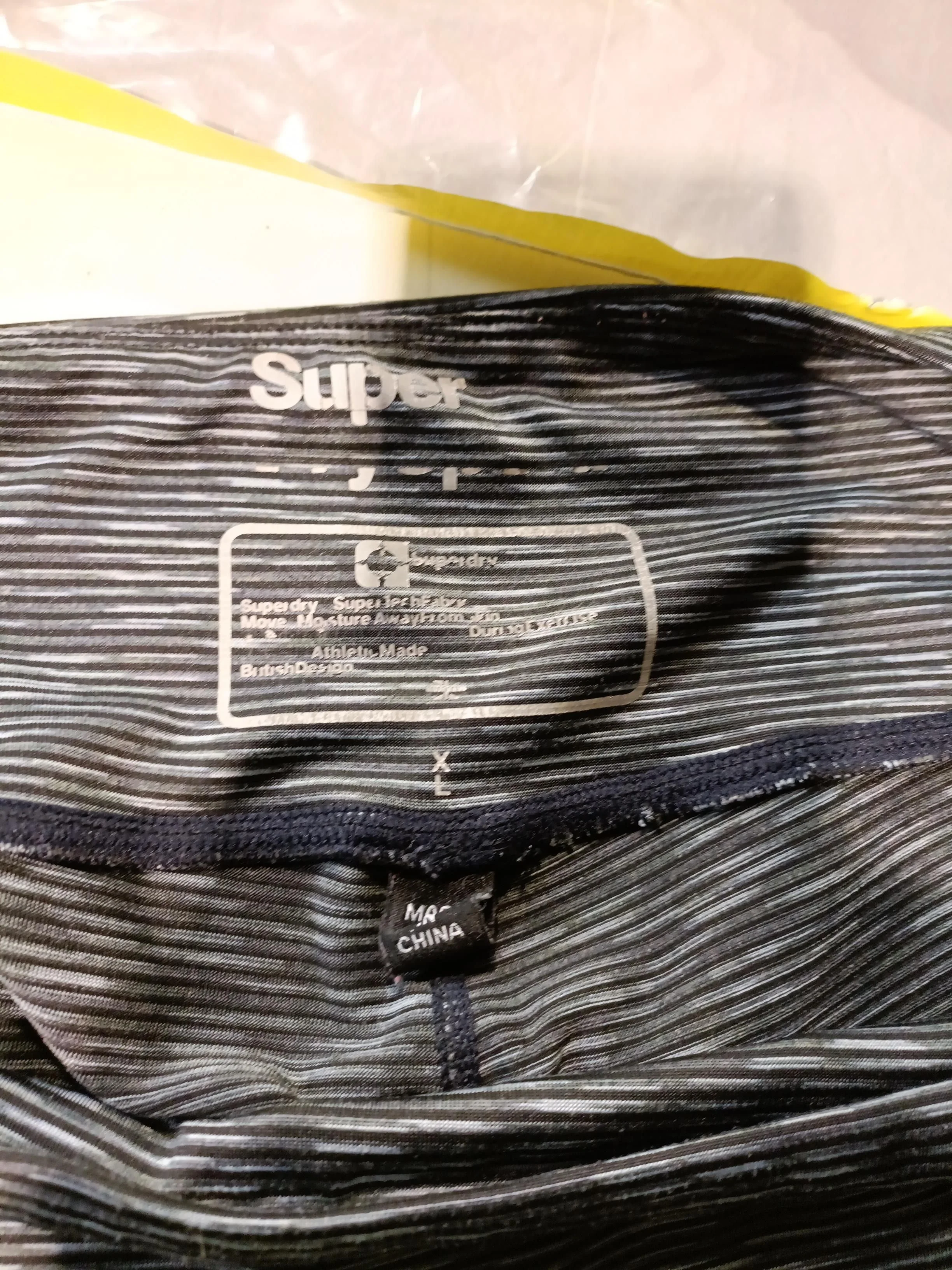 Superdry Women's Leggings L Grey Striped 100% Other Full length - Image 6