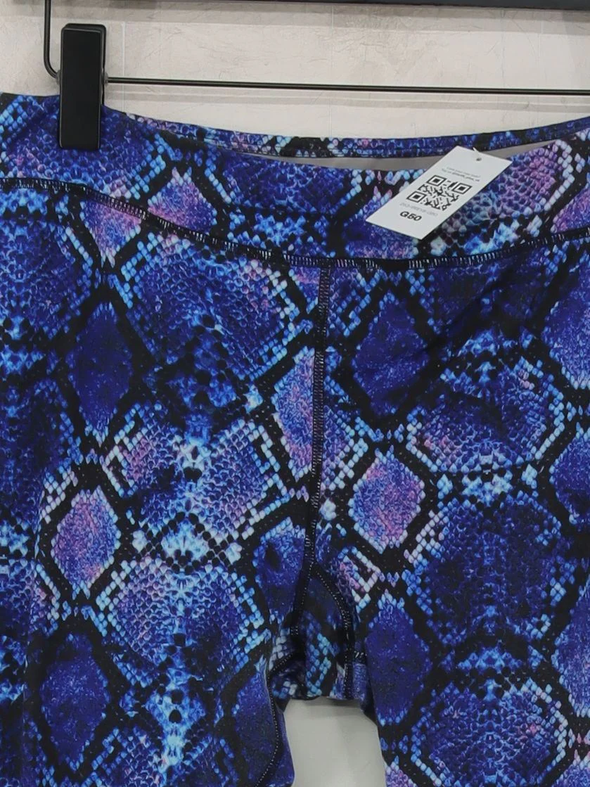 Superdry Women's Leggings M Blue Polyester with Elastane Full length - Image 3