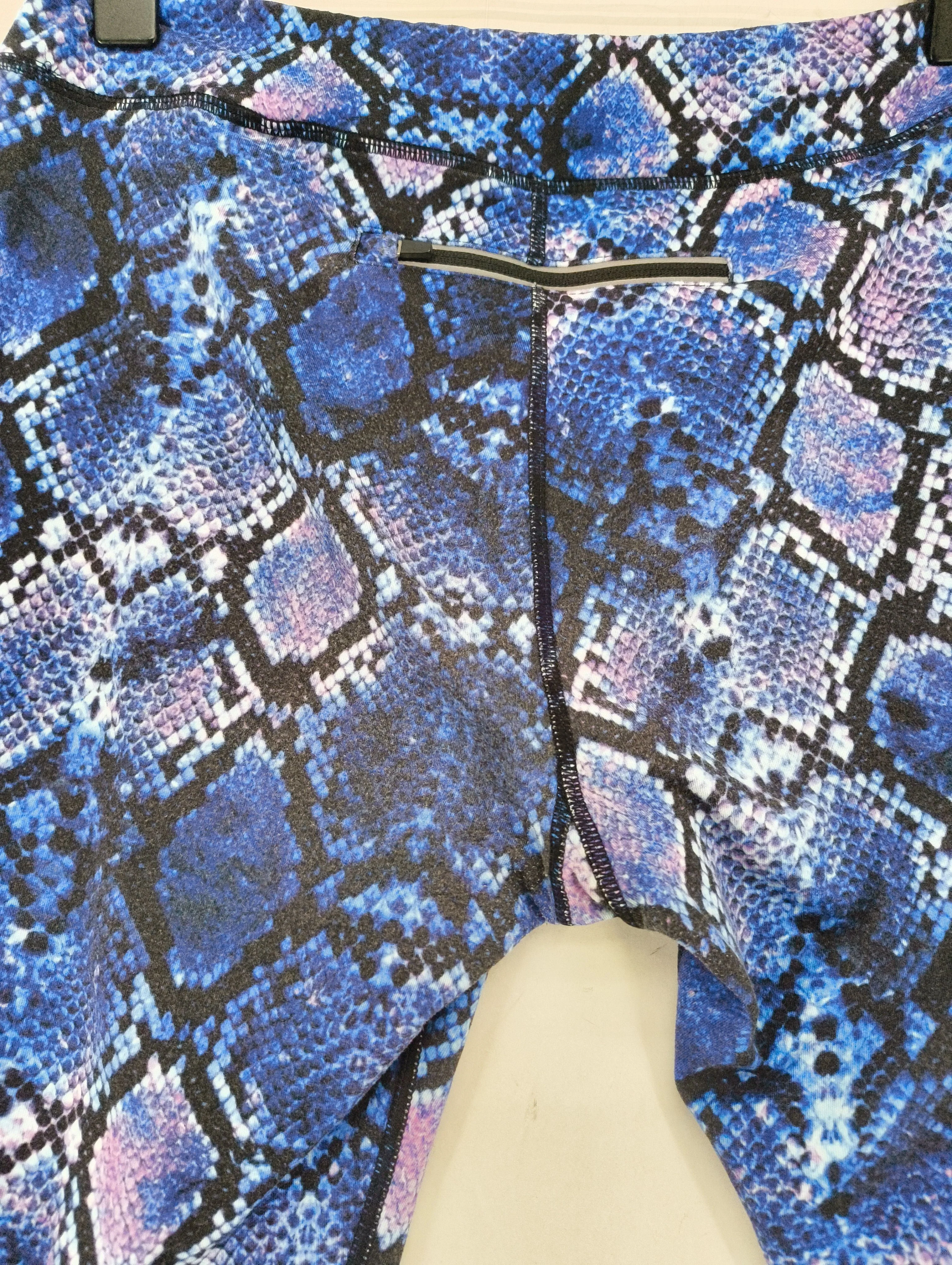 Superdry Women's Leggings M Blue Polyester with Elastane Full length - Image 5