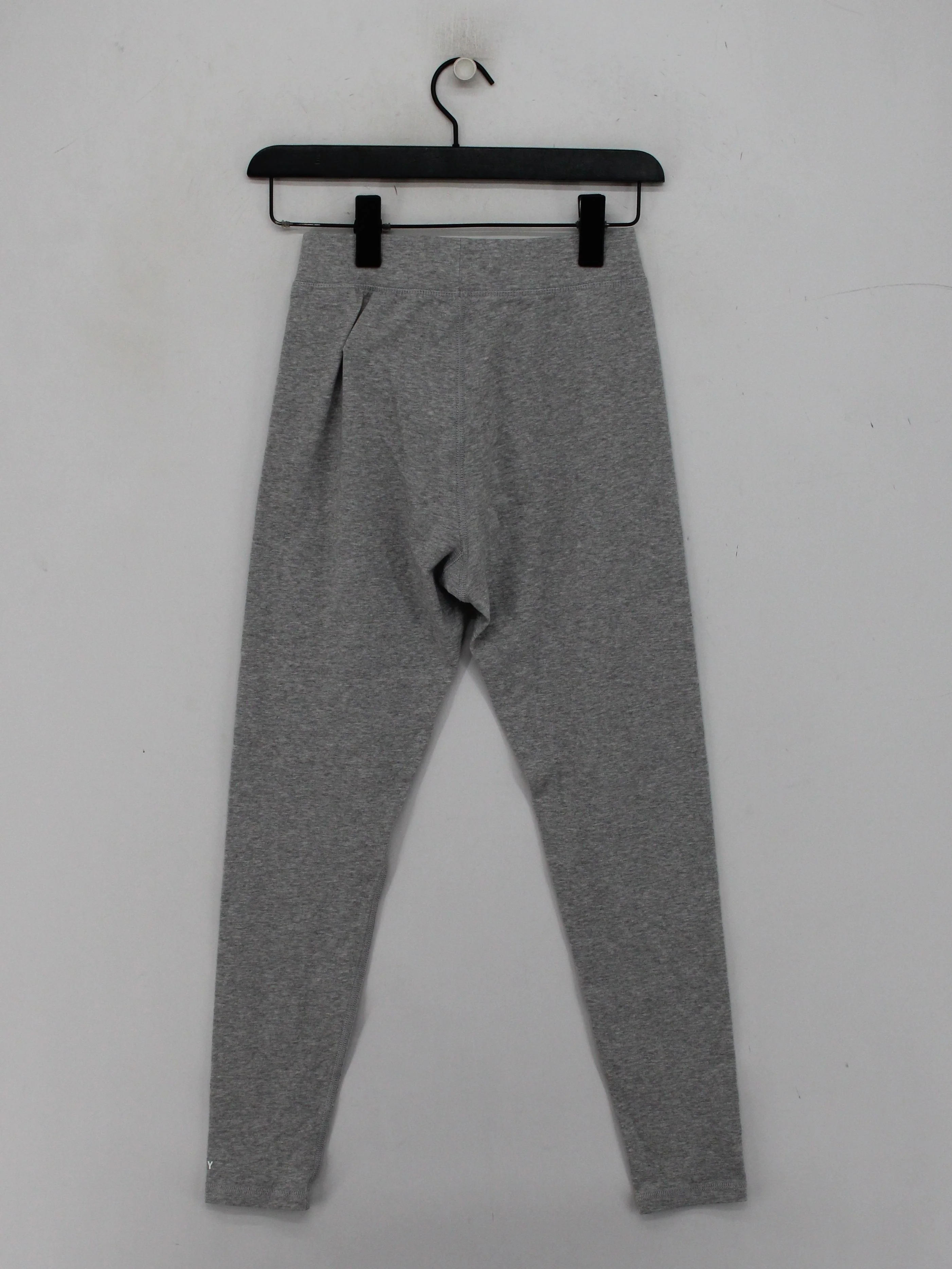 Superdry Women's Leggings S Grey Cotton with Polyester, Elastane Full length - Image 2
