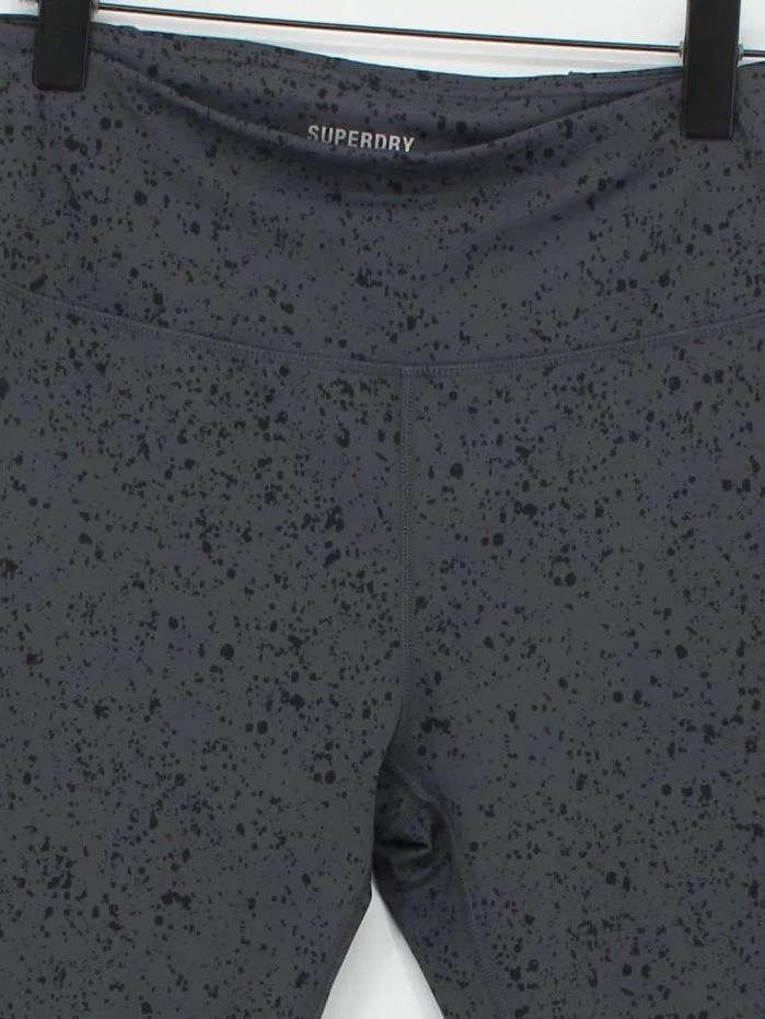 Superdry Women's Leggings UK 12 Grey 100% Other Full length - Image 3