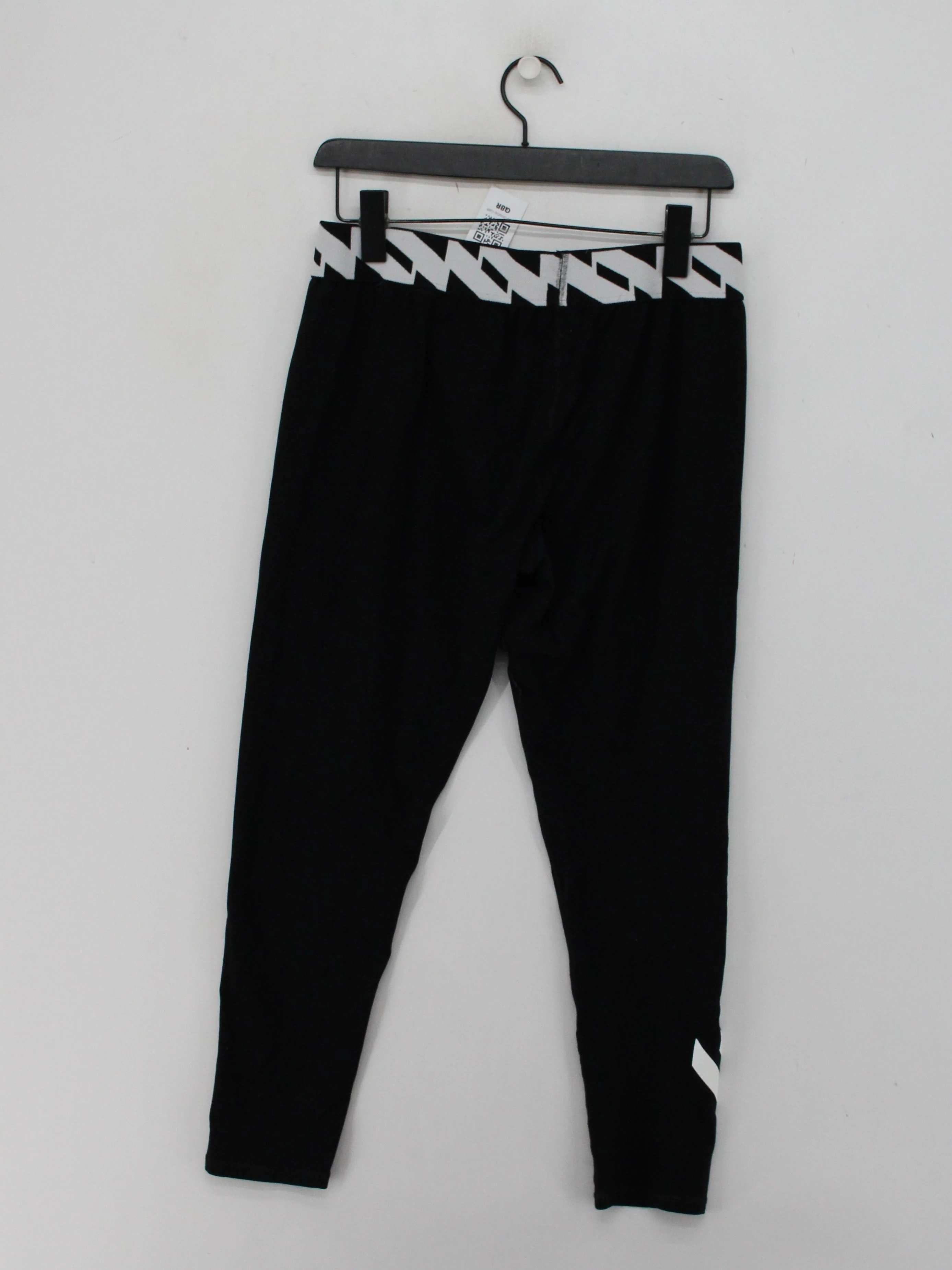 Superdry Women's Leggings UK 16 Black Cotton with Elastane Cropped - Image 2
