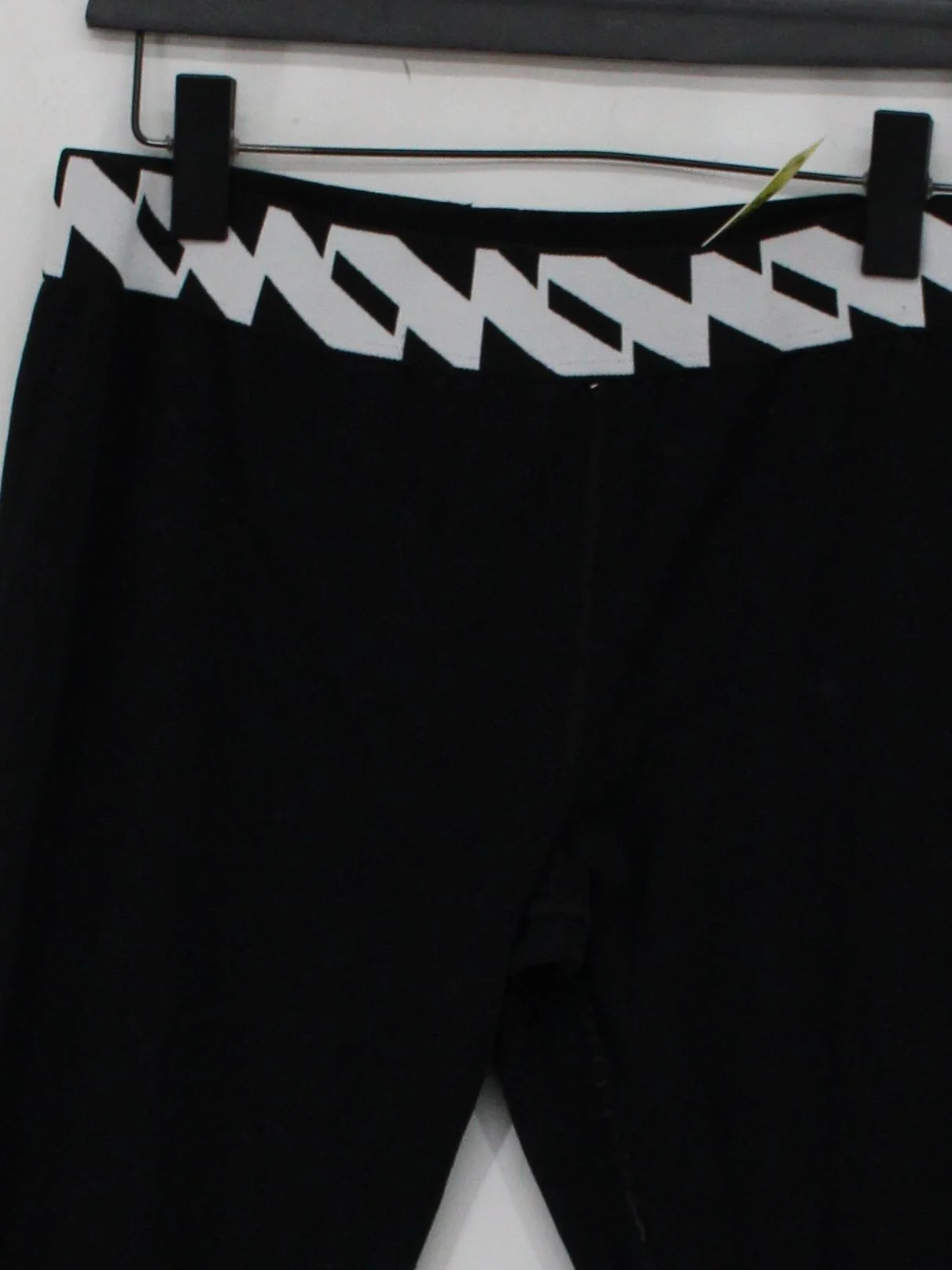 Superdry Women's Leggings UK 16 Black Cotton with Elastane Cropped - Image 3