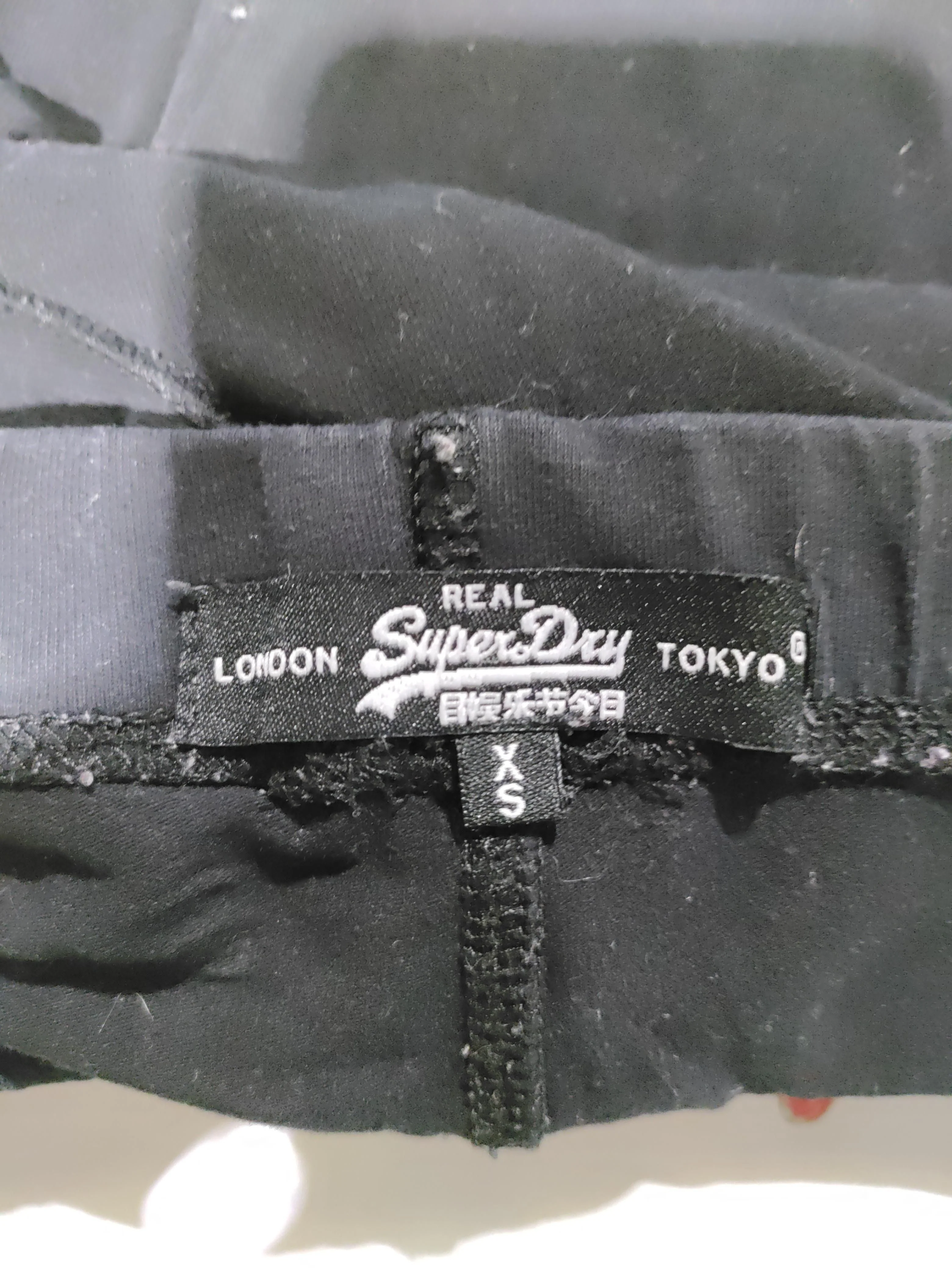 Superdry Women's Leggings XS Black Cotton with Elastane Full length - Image 5