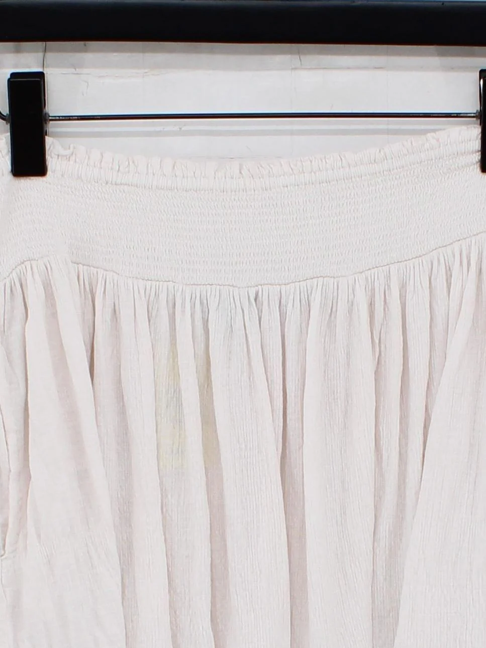 Superdry Women's Mini Skirt UK 10 Cream Viscose with Cotton, Elastane Short Mini - Image 3